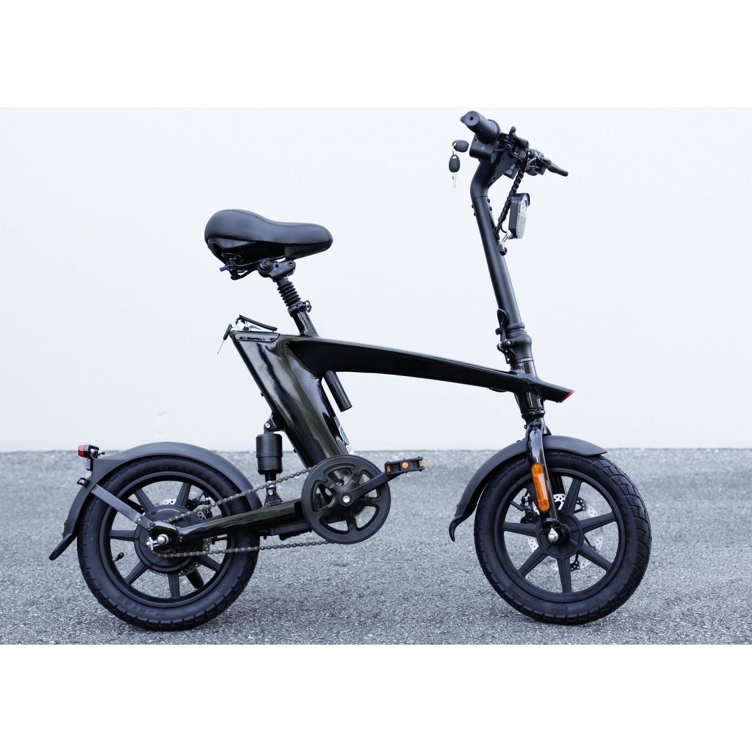 Vélo Zip - vélo électrique compact pliable - noir