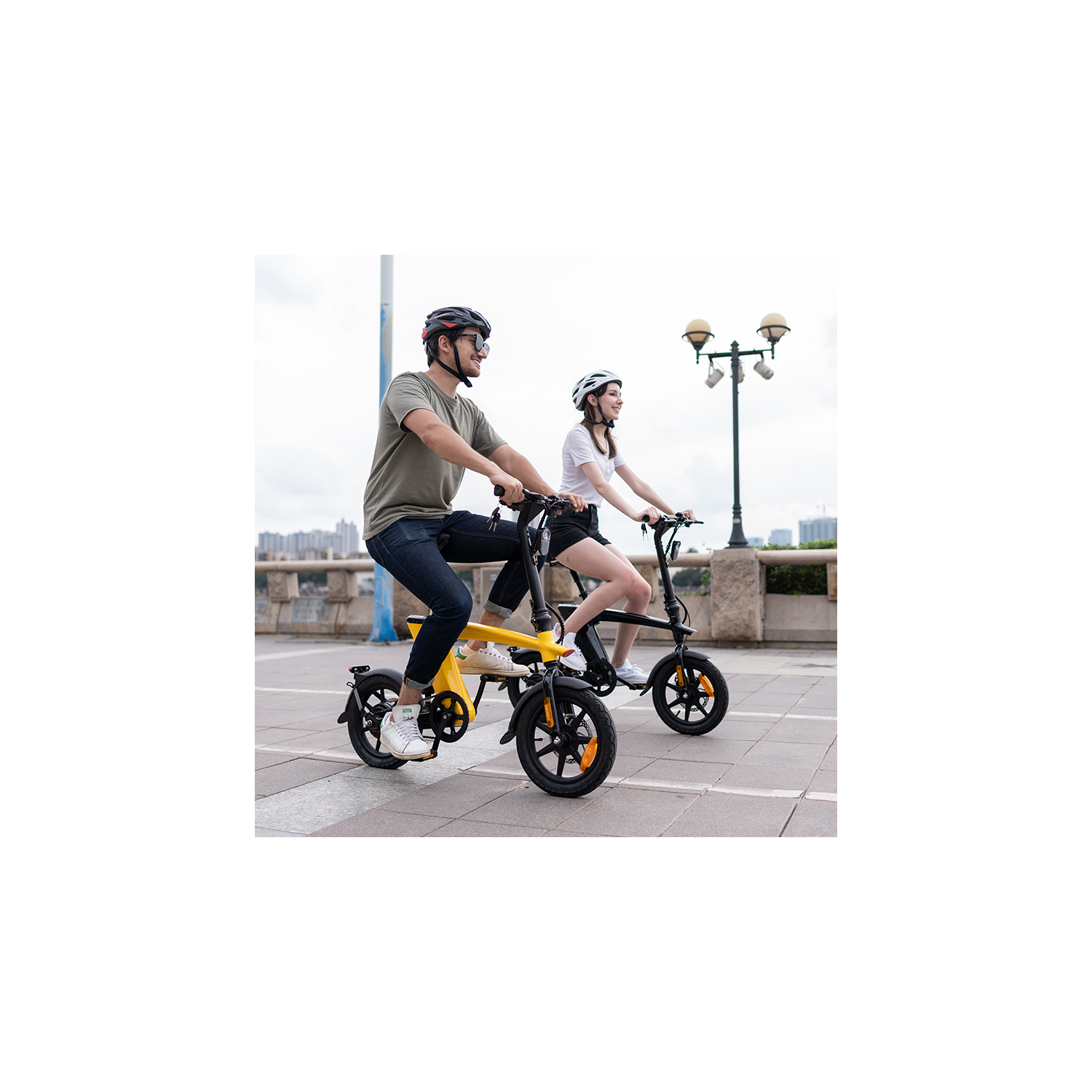 Vélo Zip - vélo électrique compact pliable - noir