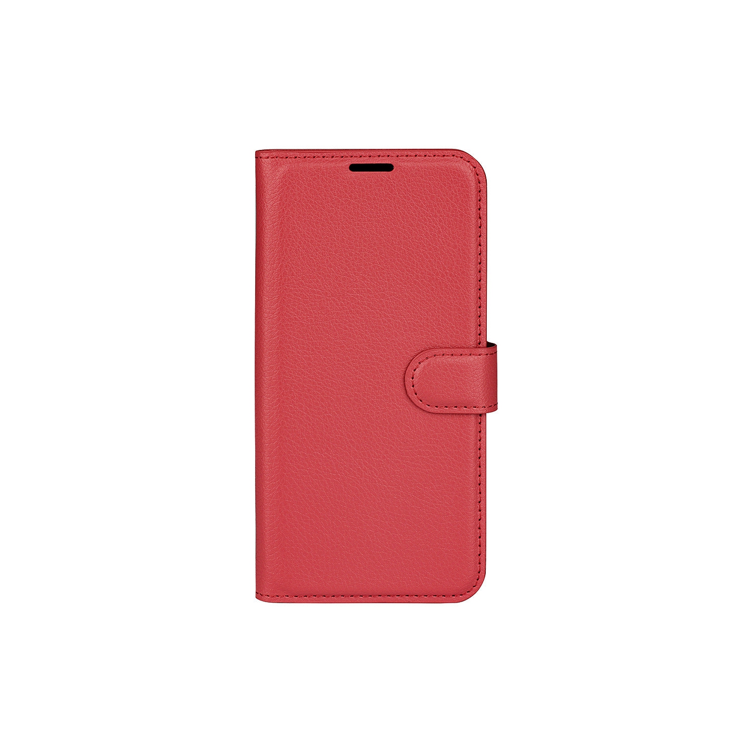 PANDACO Red Leather Wallet Case for Google Pixel 6 Pro