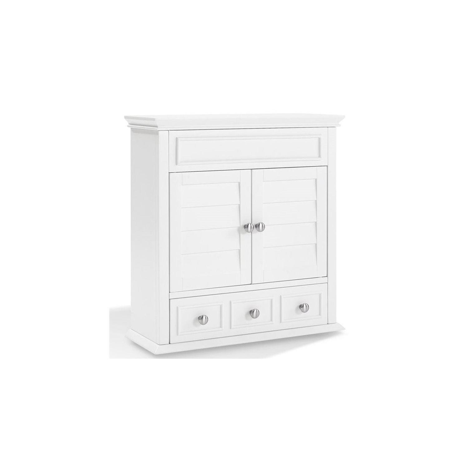 Pemberly Row Medicine Cabinet in White