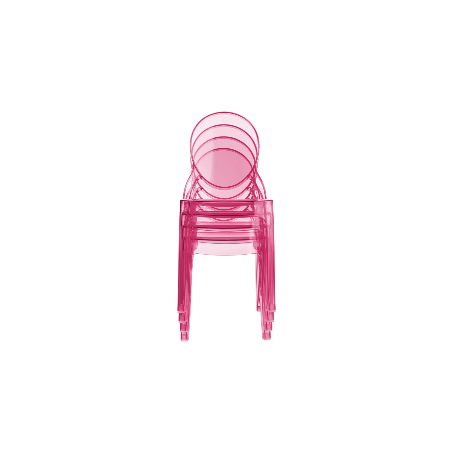 Compamia Siesta Baby Elizabeth Kids Chair in Transparent Clear