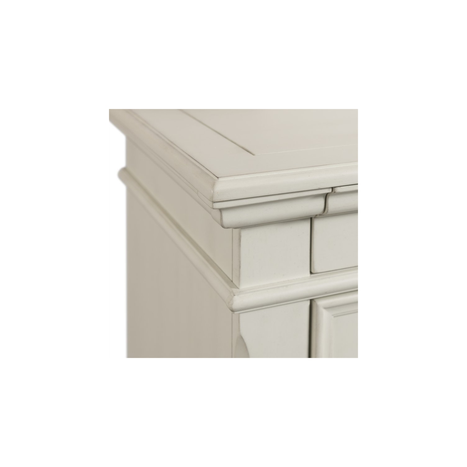 Table de chevet à 3 tiroirs Brooks de Picket House Furnishings avec ports USB