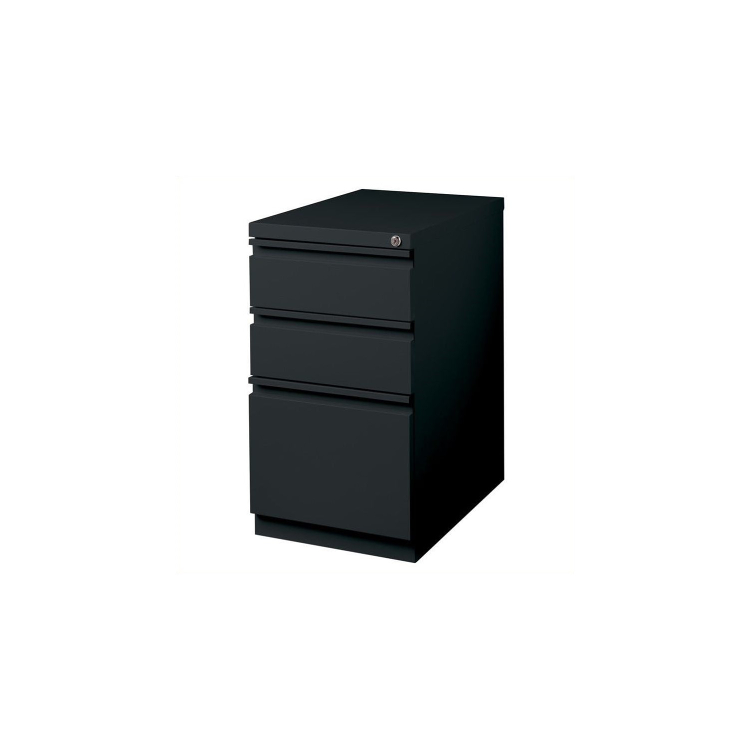 Set of 2 Value Pack 3 Drawer Mobile File Cabinet File in Black