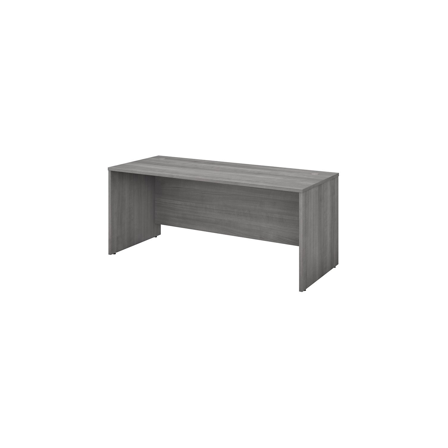Studio C 72W x 30D Office Desk in Platinum Gray - Engineered Wood