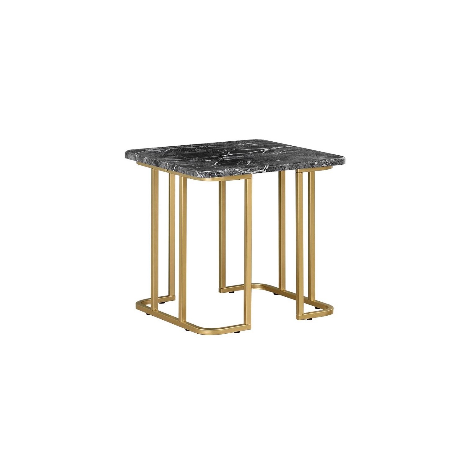 Ensemble de 3 tables basses en métal de la collection Furniture of America Clotten, noir