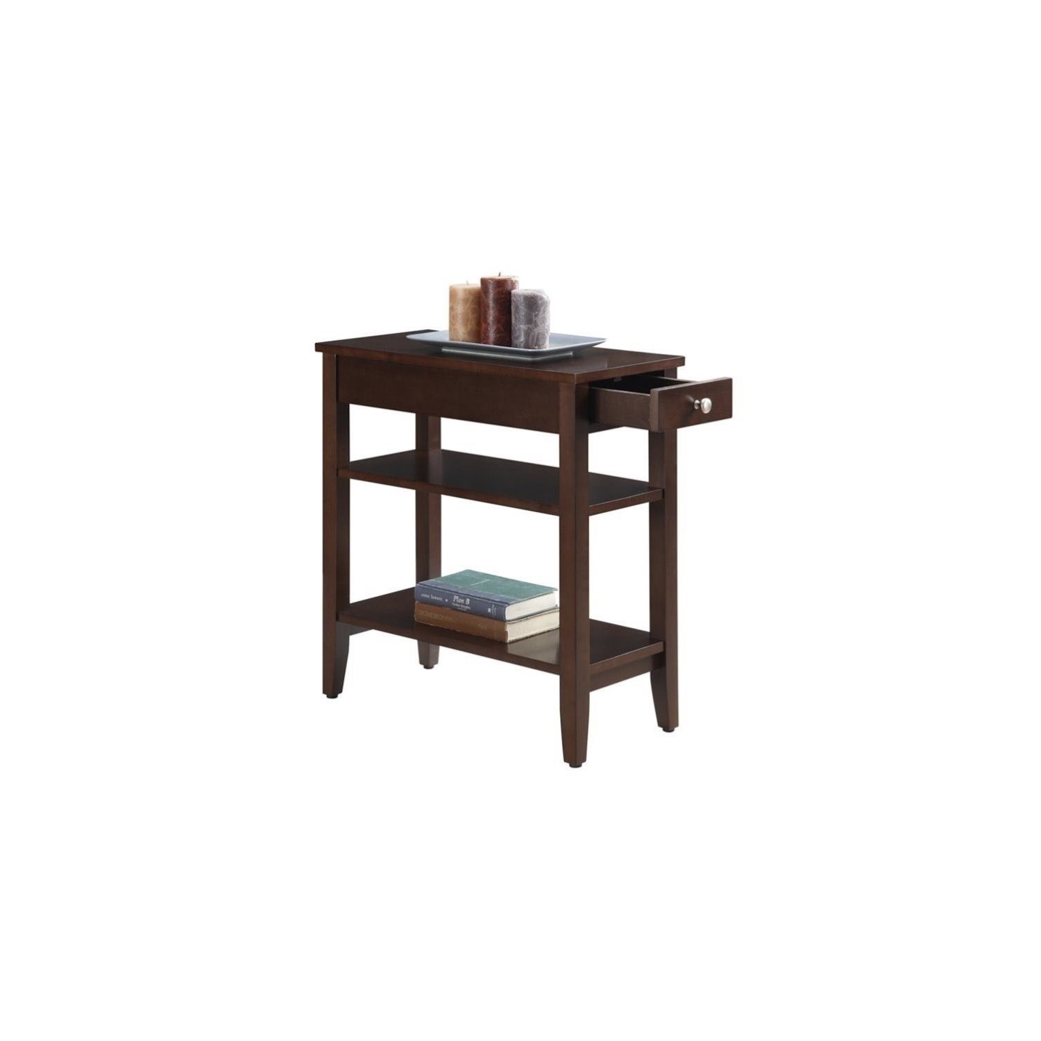 Pemberly Row 3 Tier End Table in Espresso