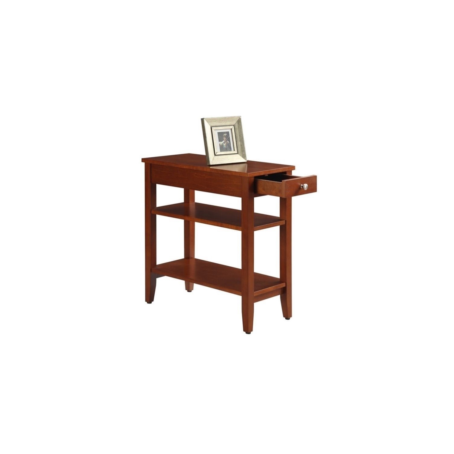 Pemberly Row 3 Tier End Table in Cherry