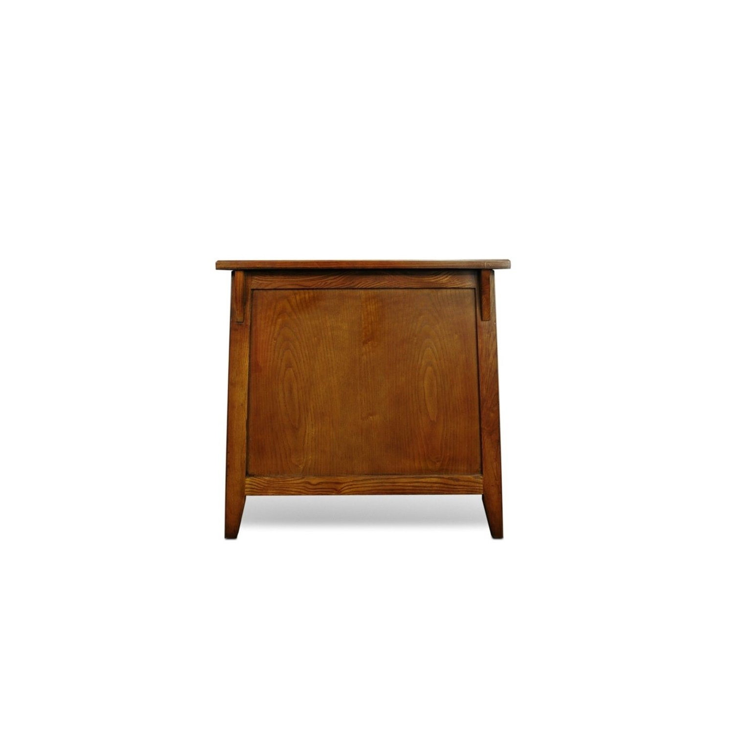 Bowery Hill Mission Wood Cabinet End Table in Russet Brown