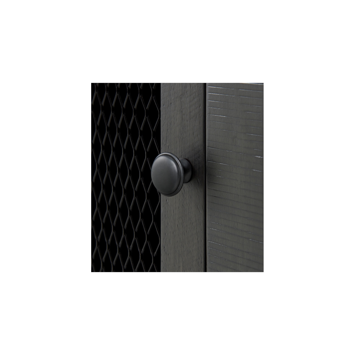 Martin Svensson Home Rustic Chairside Table with Power Gray