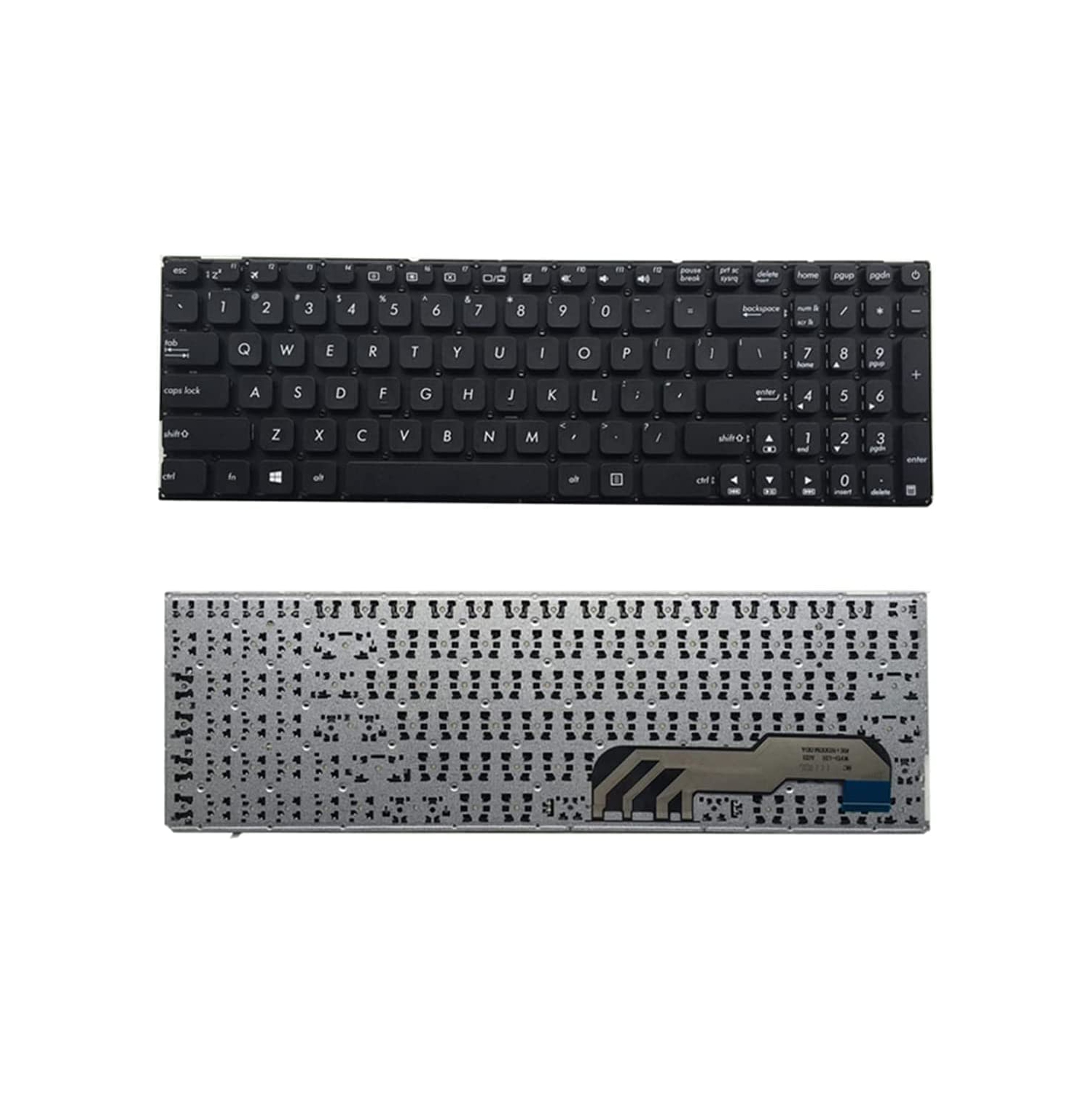LaptopKing Replacement Keyboard for Asus X541 Black US Keyboard Open Box