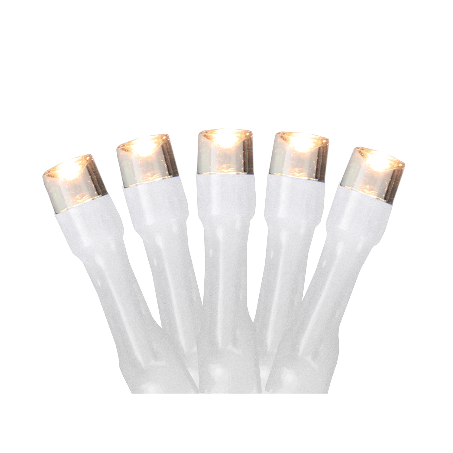 20 lumières de Noël à DEL grand-angle, blanc chaud, à piles, 9.5 pi