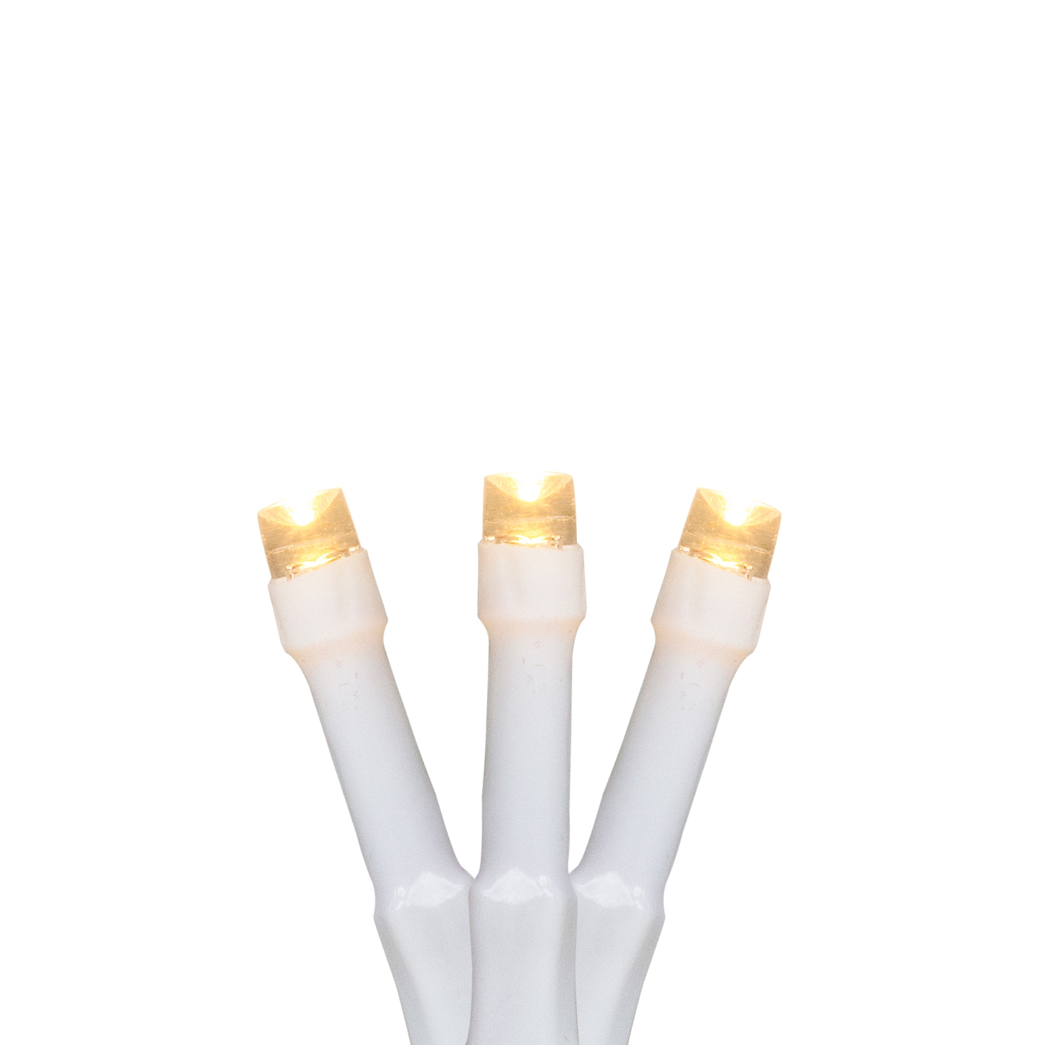 20 lumières de Noël à DEL grand-angle, blanc chaud, à piles, 9.5 pi