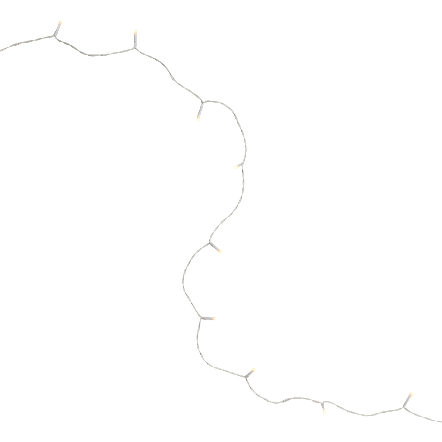 20 lumières de Noël à DEL grand-angle, blanc chaud, à piles, 9.5 pi