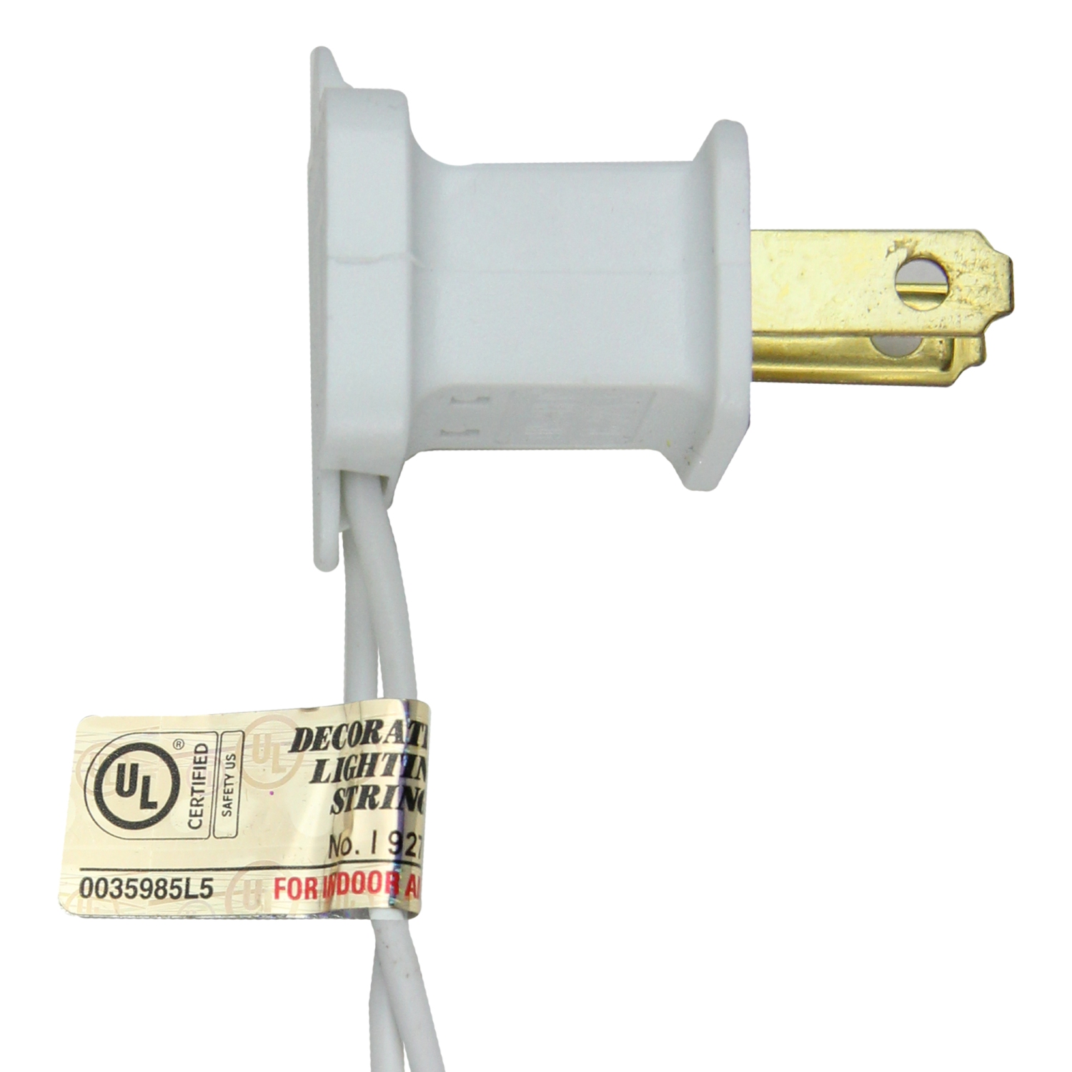 Décoration de fenêtre en forme de flocon de neige lumineux blanc de 16 po