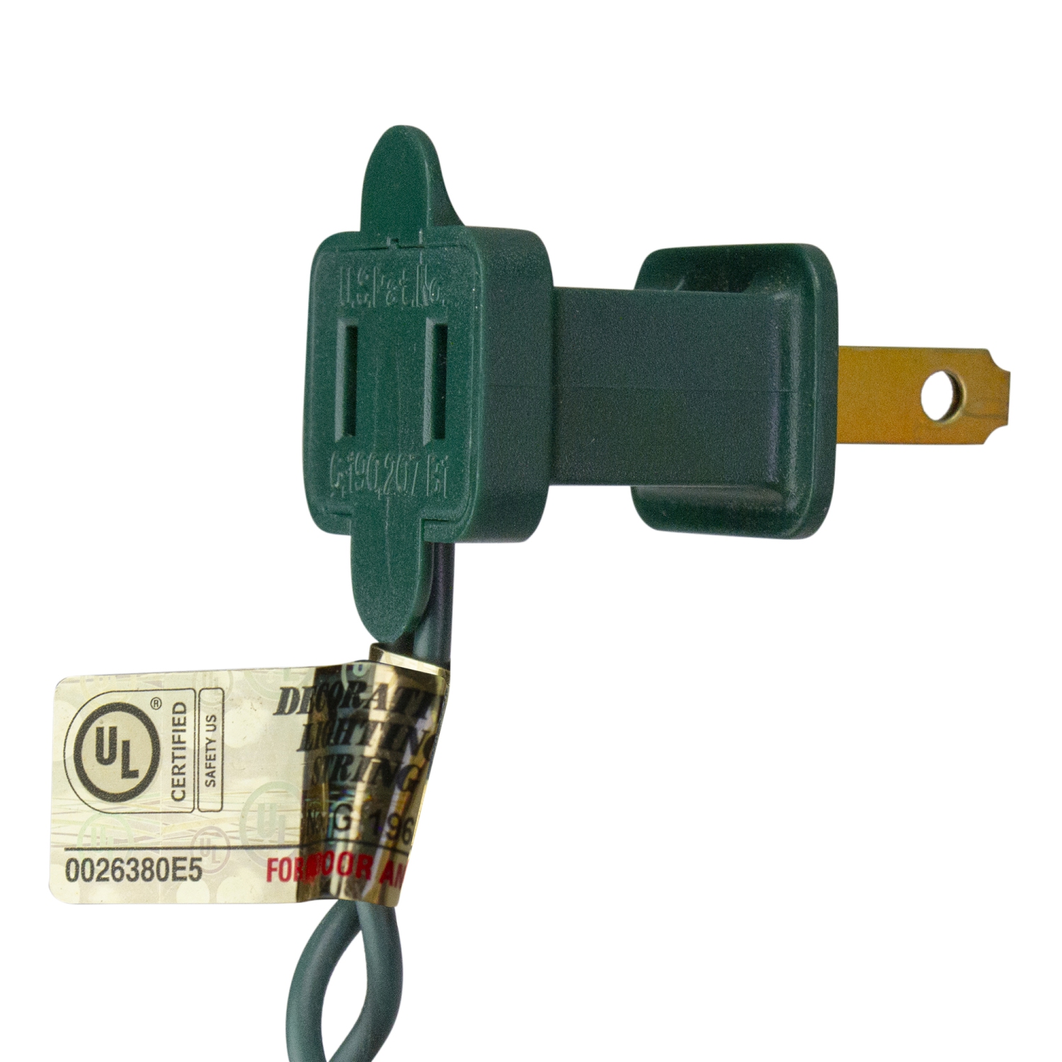 100-Count Clear Mini Christmas Light Set, 20.25ft Green Wire