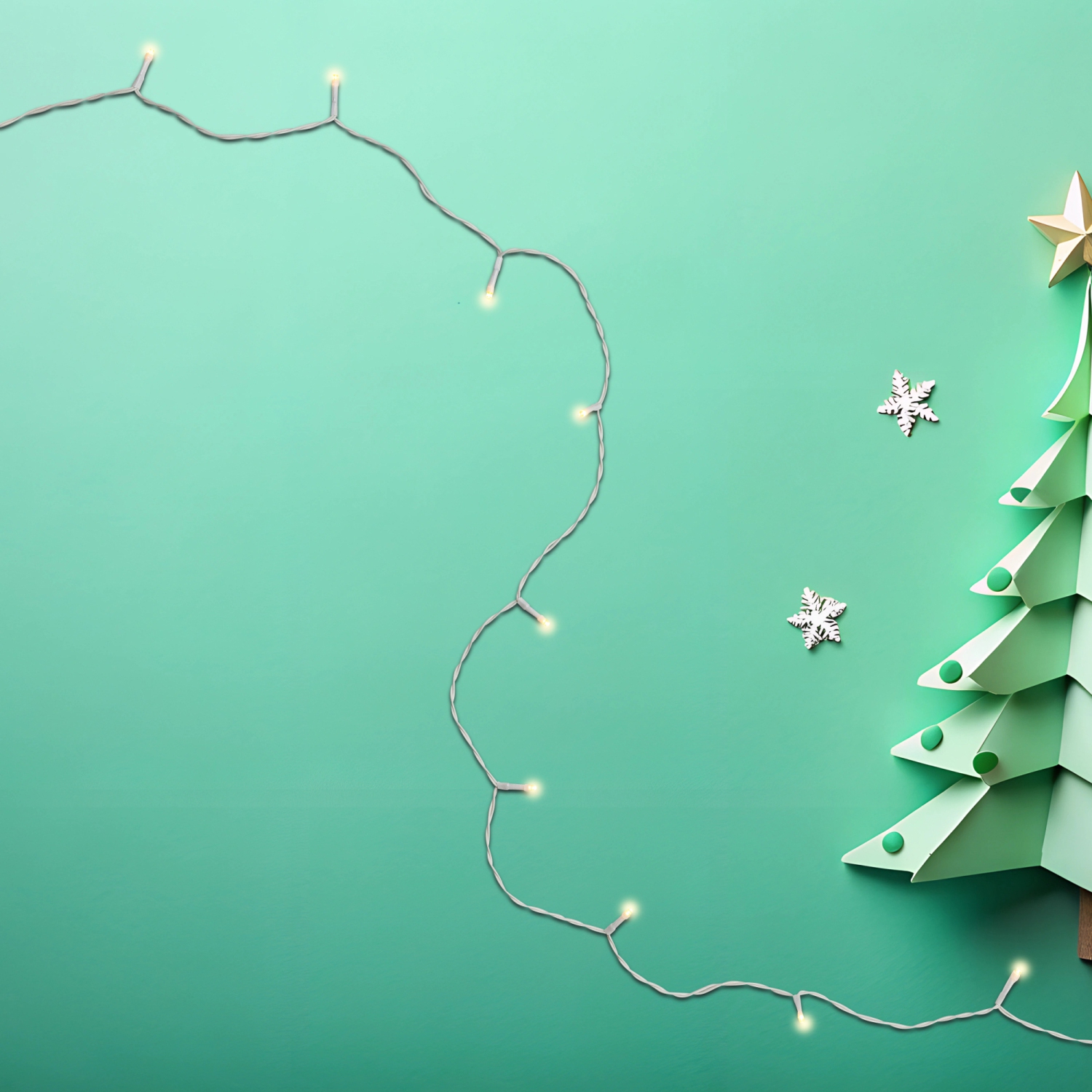 10 B/O Warm White LED Wide Angle Christmas Lights - 3 ft White Wire