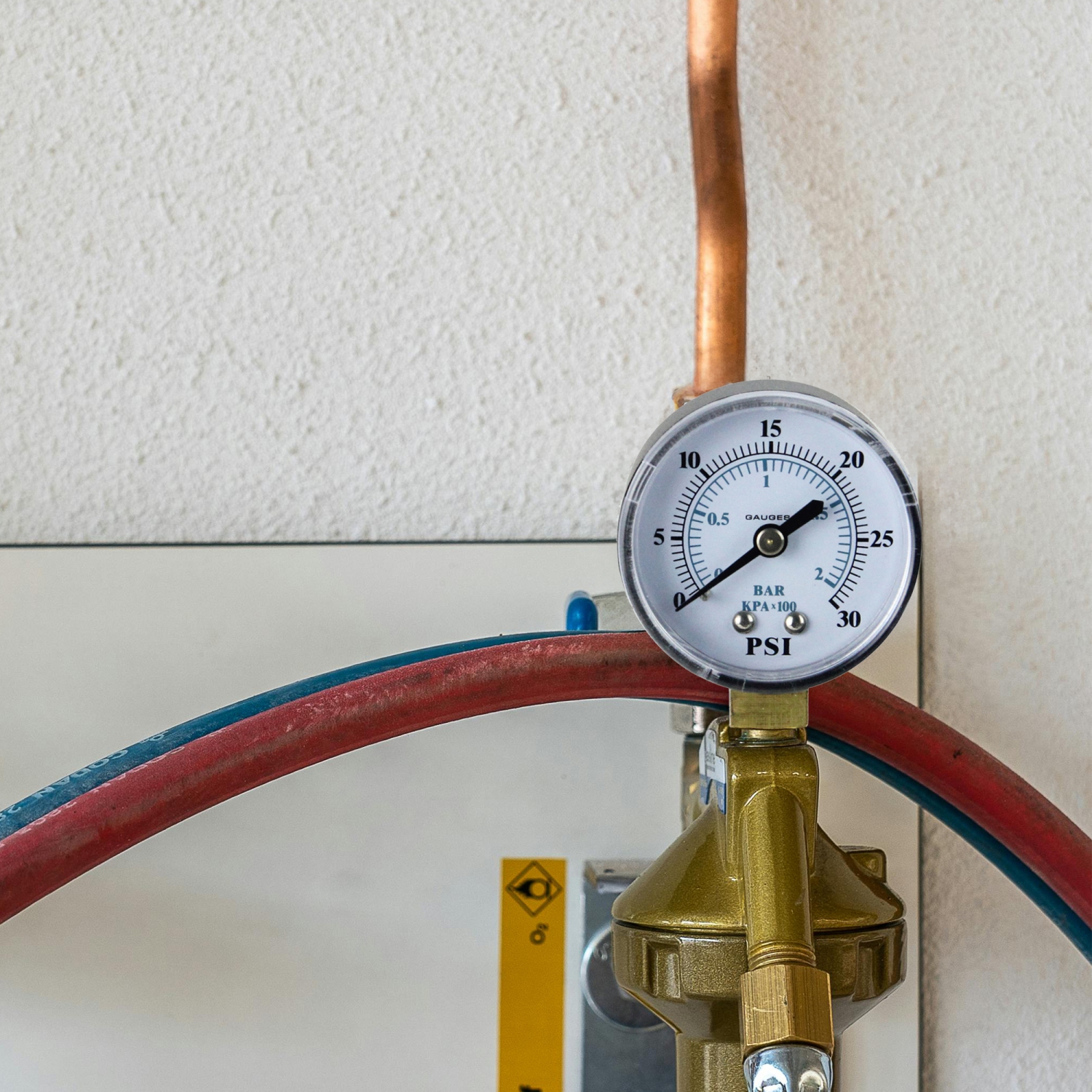 Manomètre pour filtre latéral de 2.75 po - 0-30 lb/po2