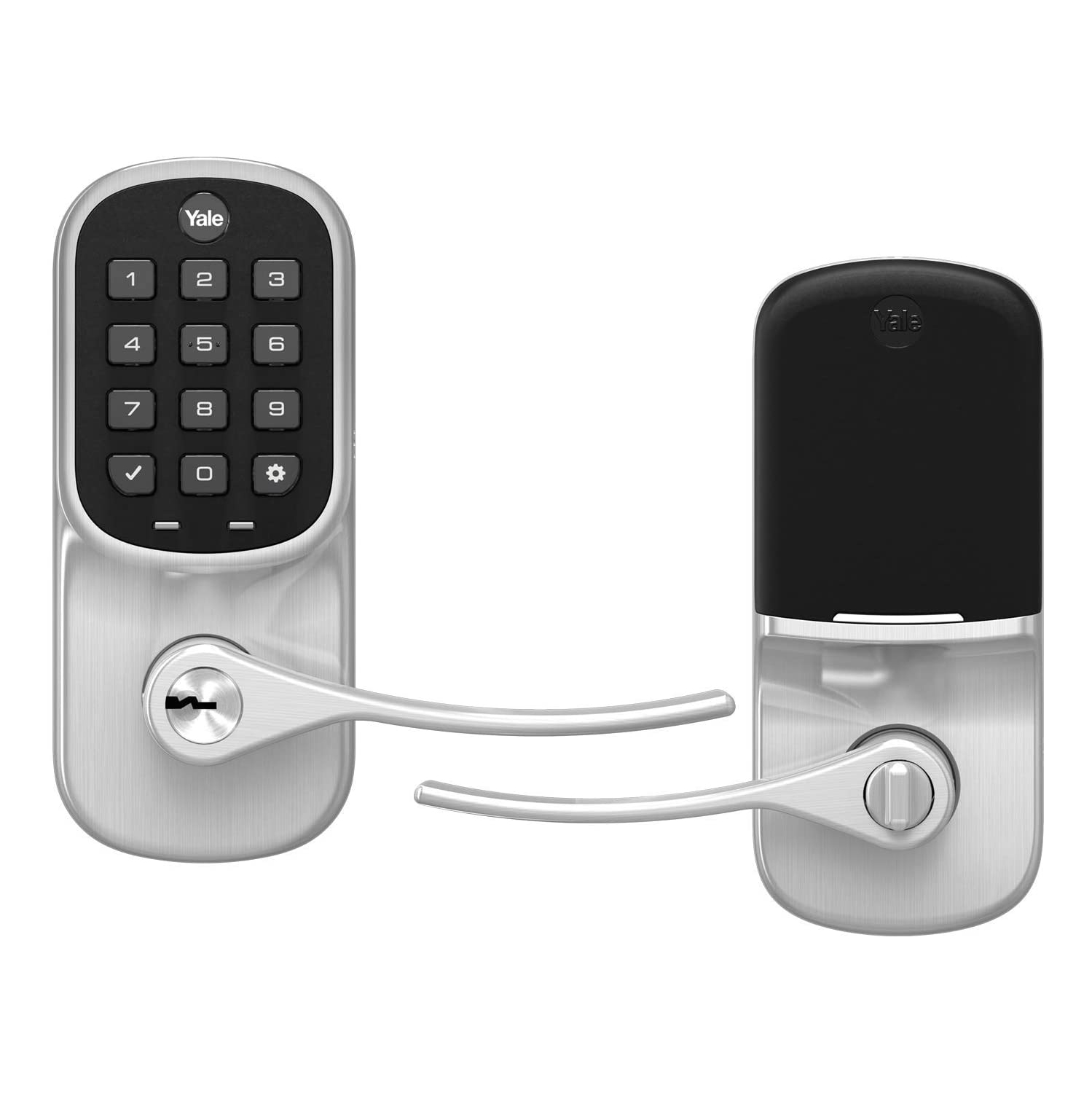 Yale Assure Lever Keypad in Satin Nickel Standalone