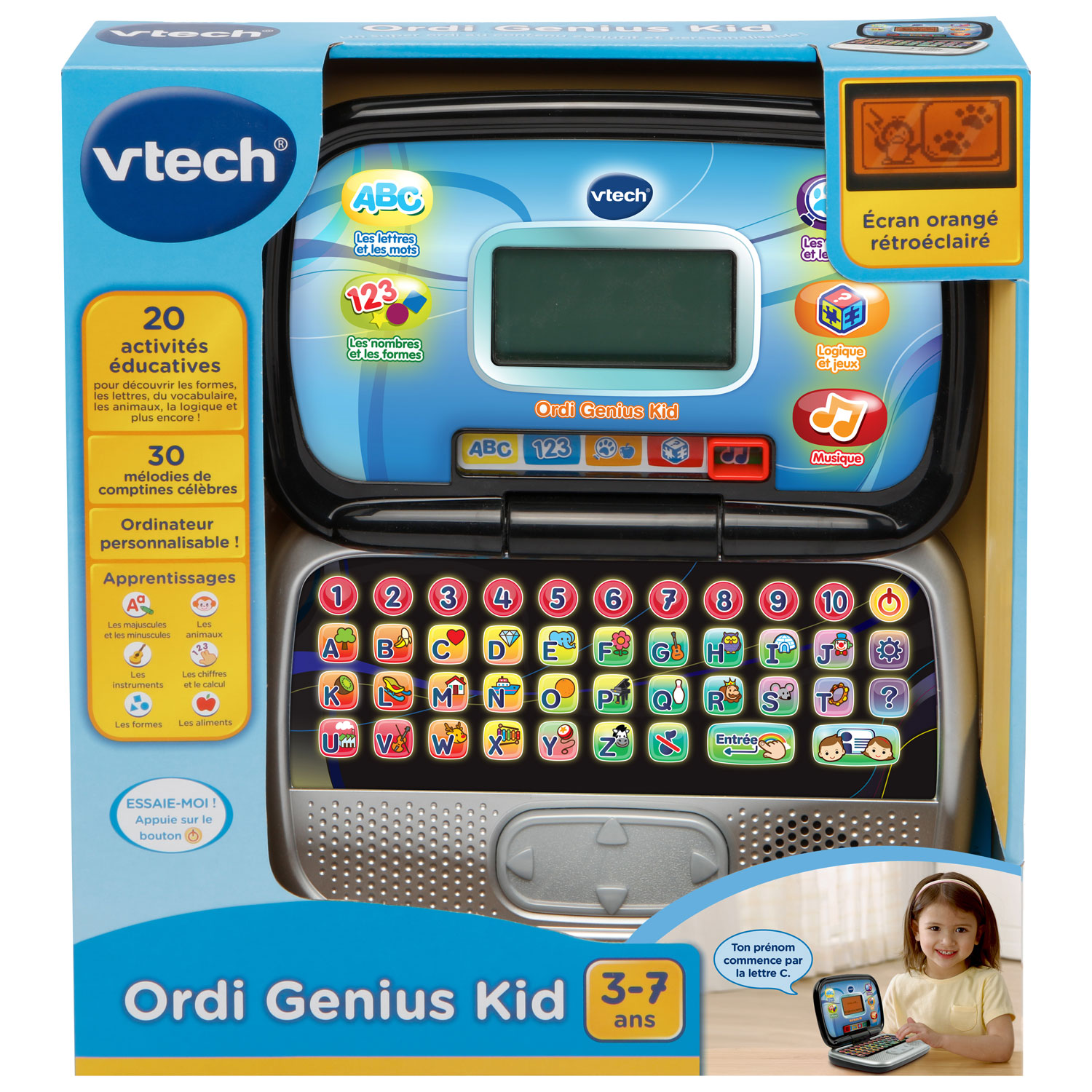 ordinateur interactif Junior Movie de Vtech - Label Emmaüs