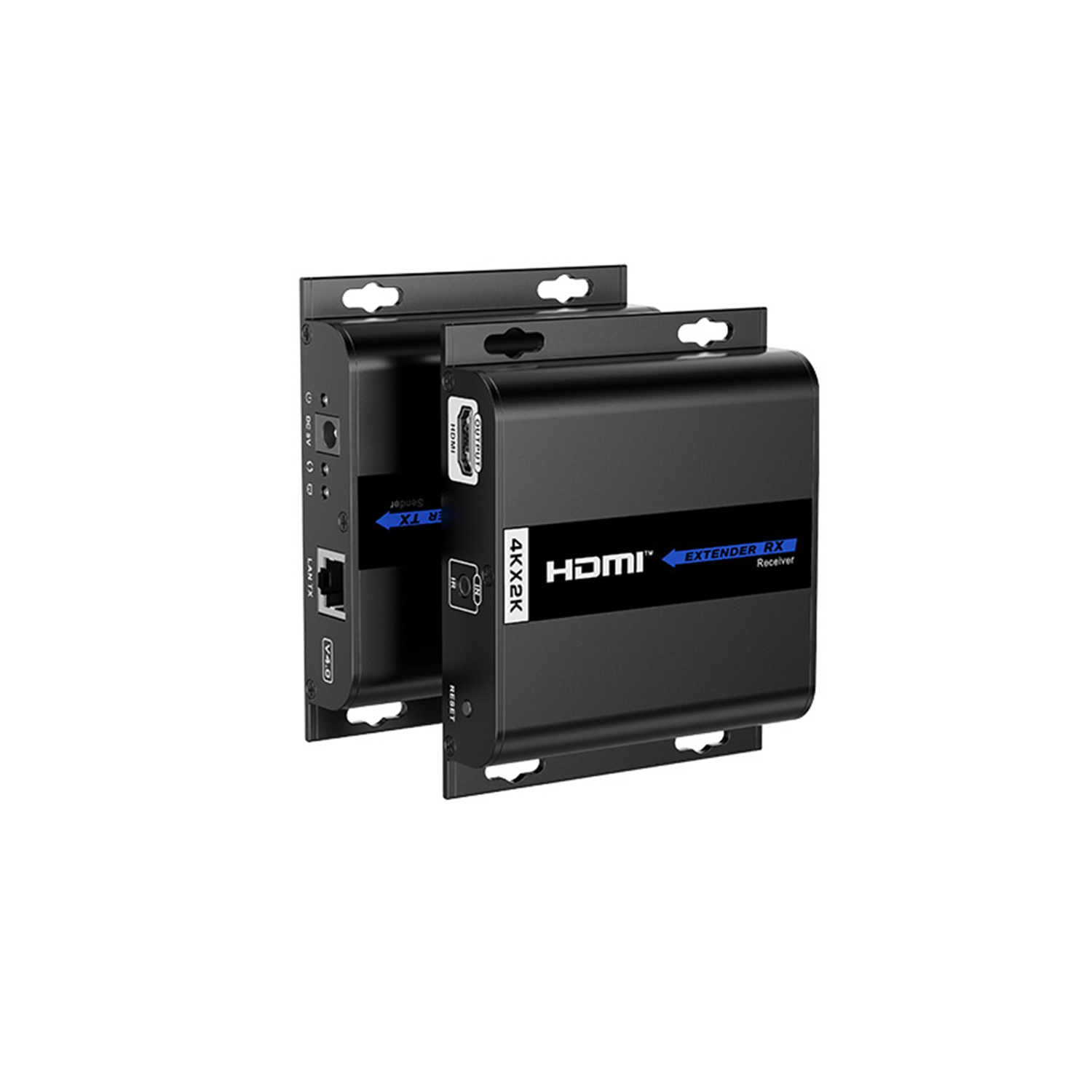 Prolongateur LKV683 v4.0 4KX2K HDbitT HDMI sur IP CAT5/5E/6 avec émetteur jusqu’à 120 m + trousse de récepteur (prend en charge un à un/un à