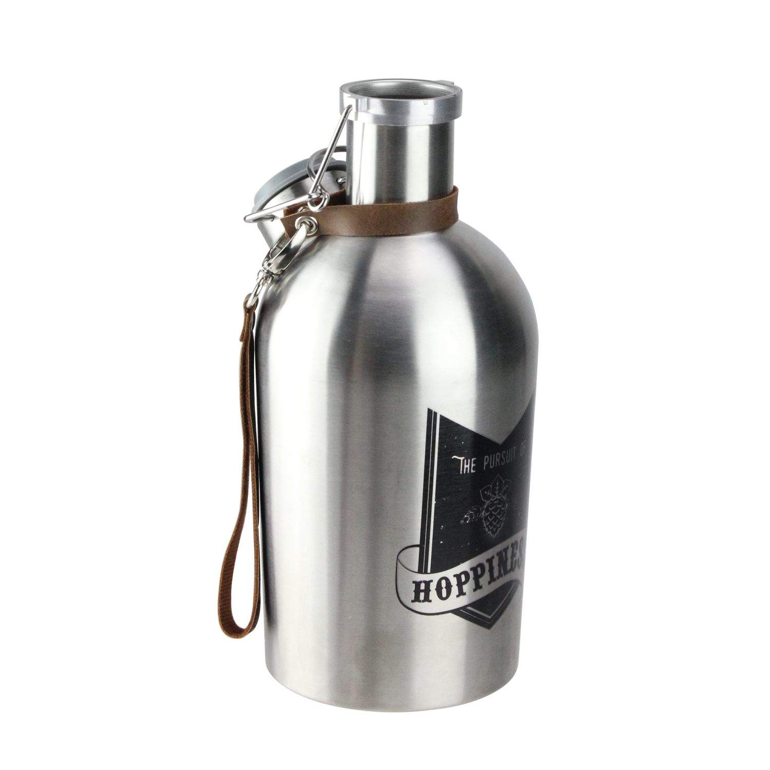 11" Stainless Steel “THE PURSUIT OF HOPPINESS" On the Go Micro Bro Growler