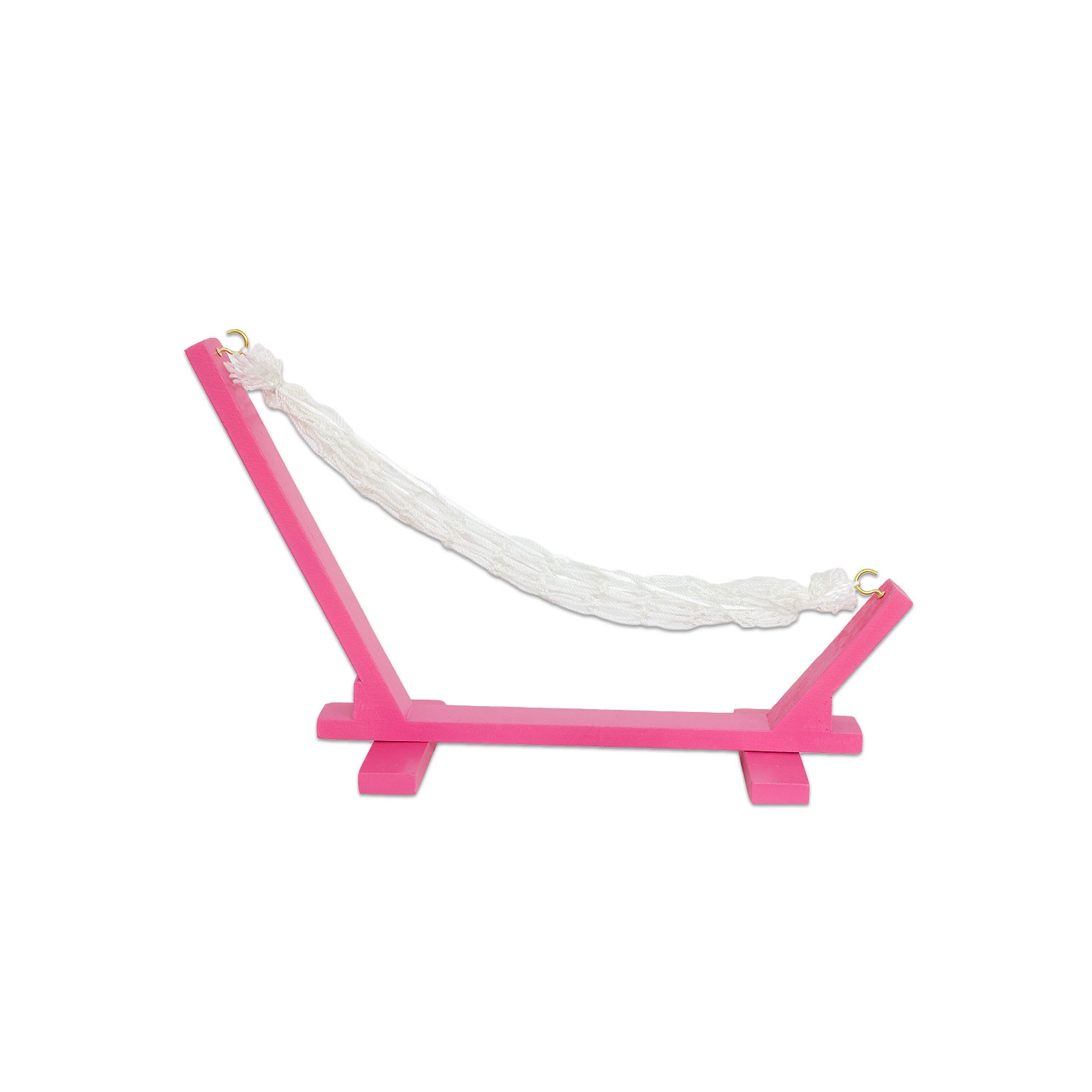 10" Tropical Fantasy Bright Pink Mini Hammock Wine Bottle Holder