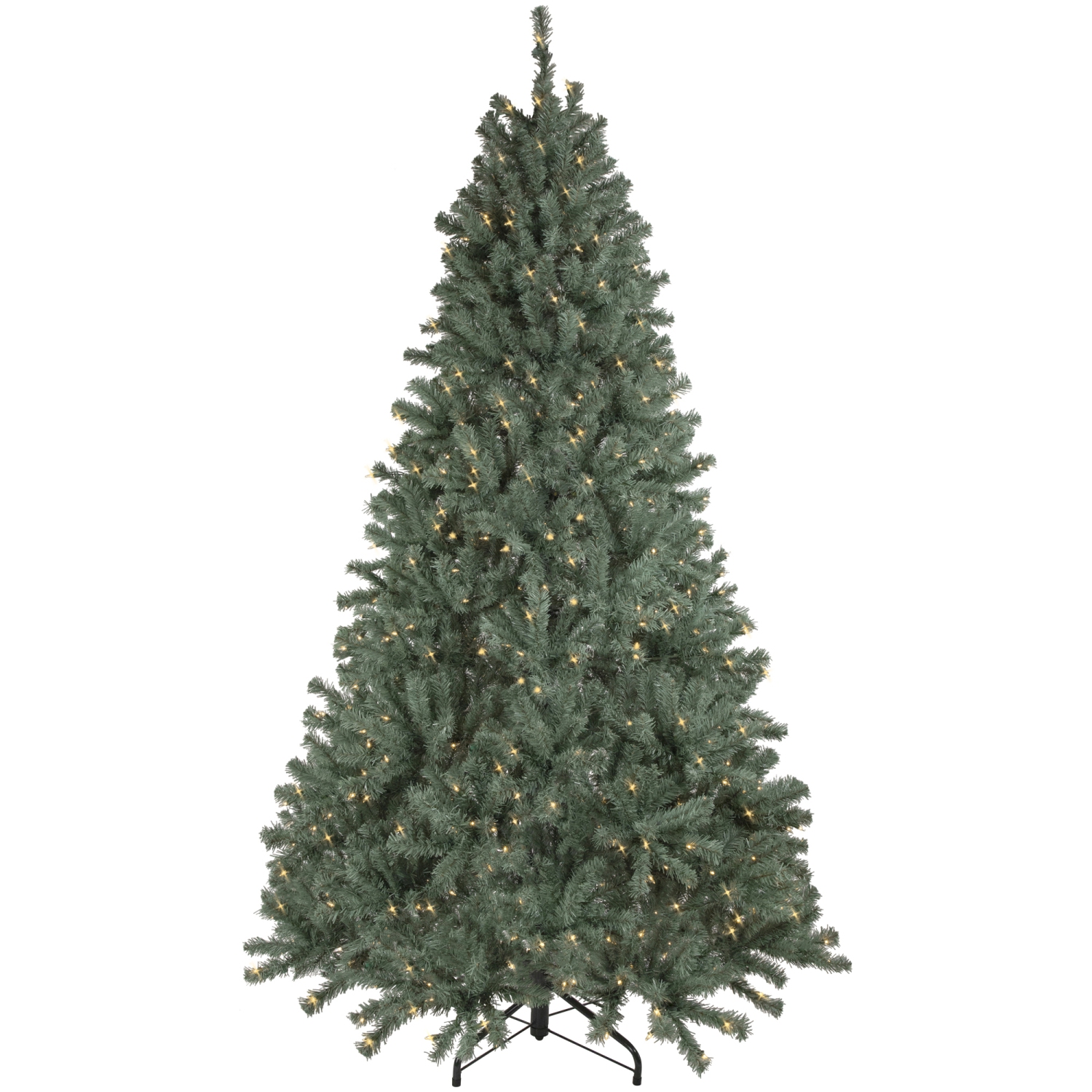 7.5' Pre-Lit Colorado Blue Spruce Artificial Christmas Tree, Clear Lights