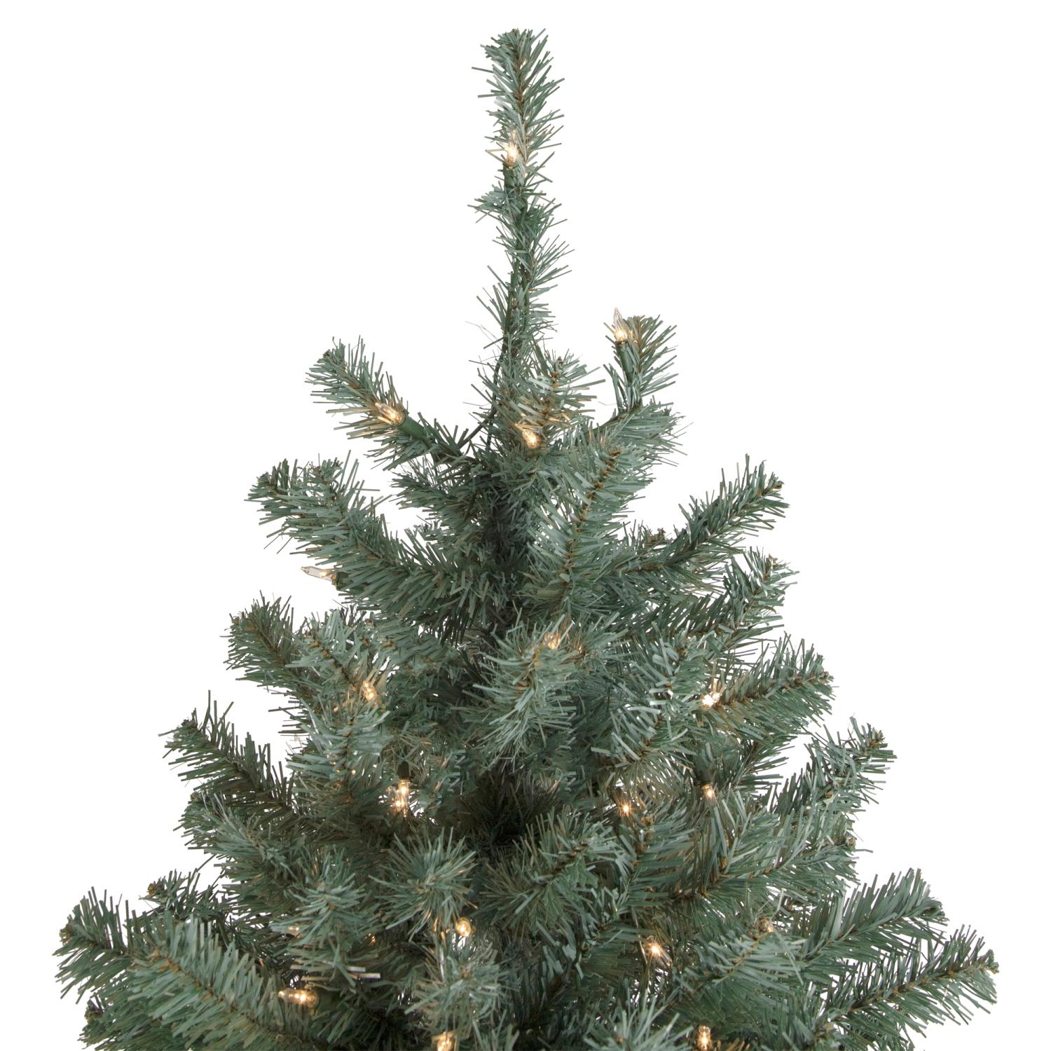 7.5' Pre-Lit Colorado Blue Spruce Artificial Christmas Tree, Clear Lights