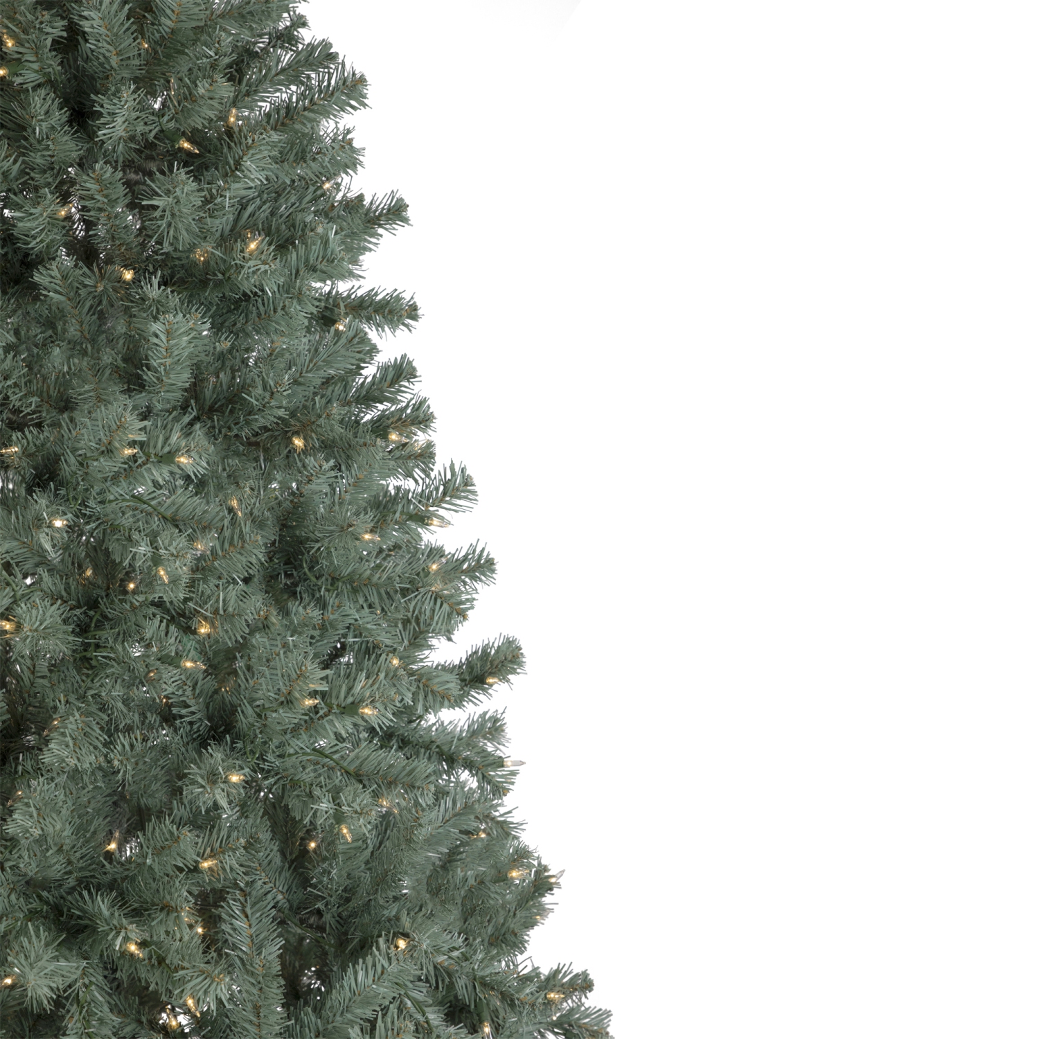 7.5' Pre-Lit Colorado Blue Spruce Artificial Christmas Tree, Clear Lights