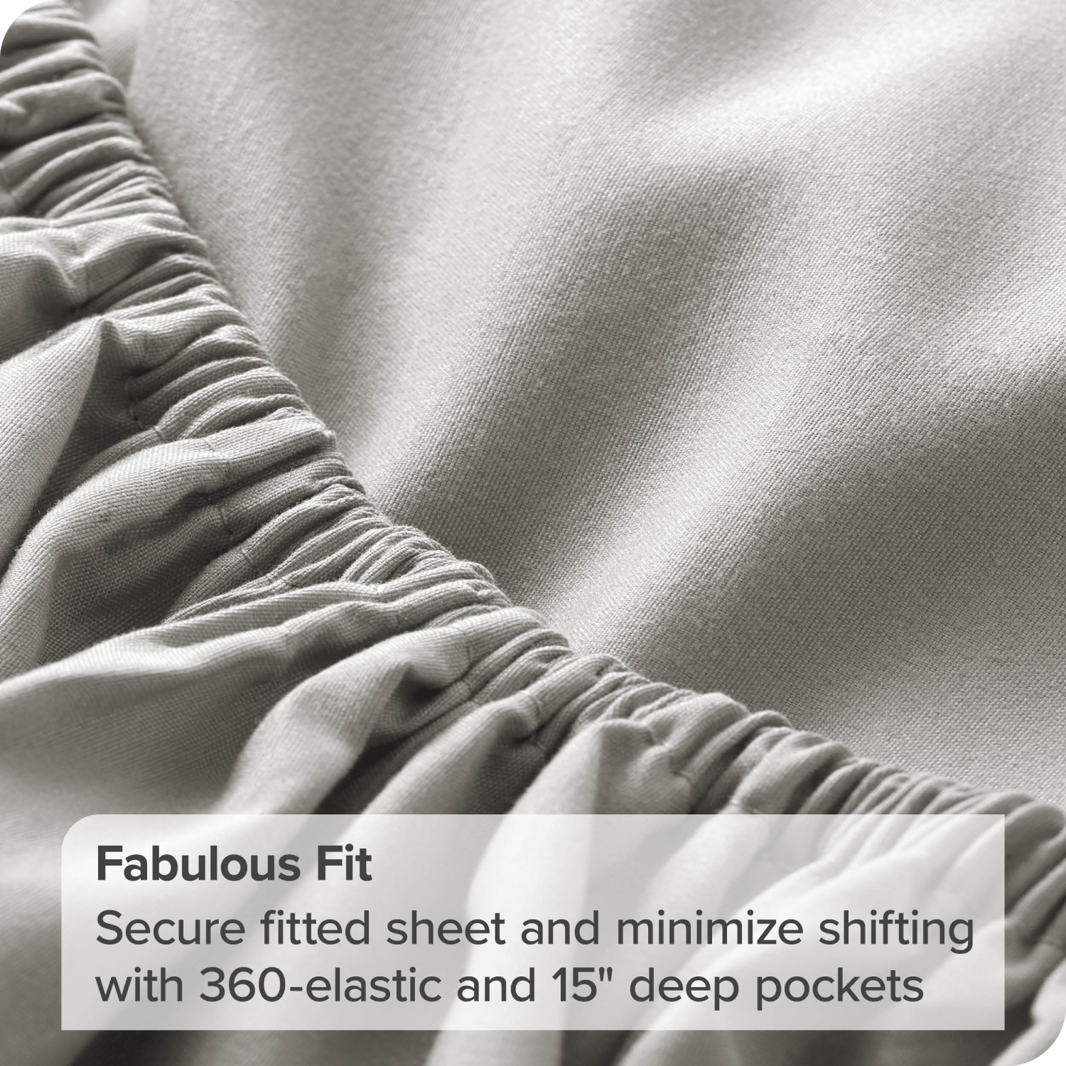 Drap du bas ajusté de Bare Home - microfibre ultradouce 1800-hypoallergénique-poche profonde