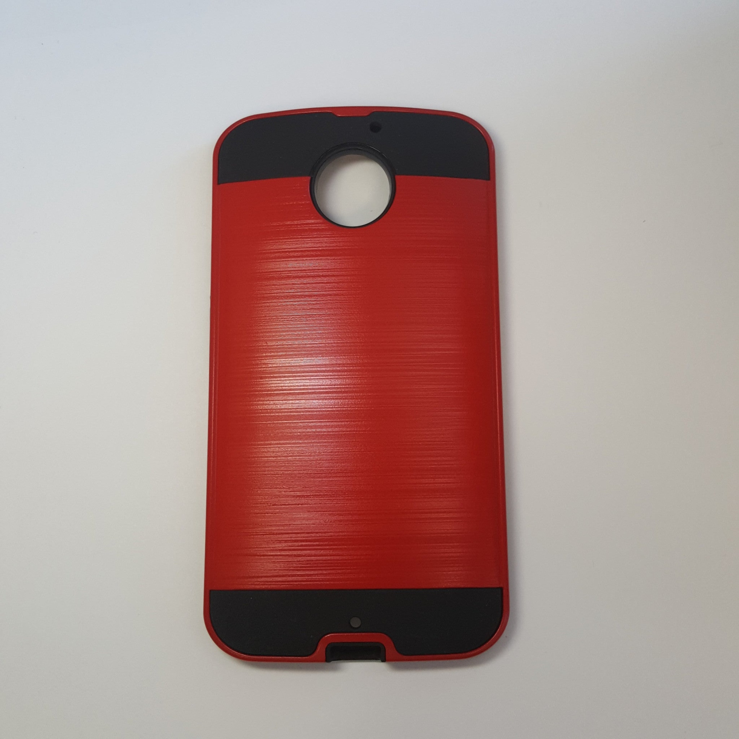 Motorola Moto X - Shockproof Slim Dual Layer Brush Metal Case Cover [Pro-Mobile]