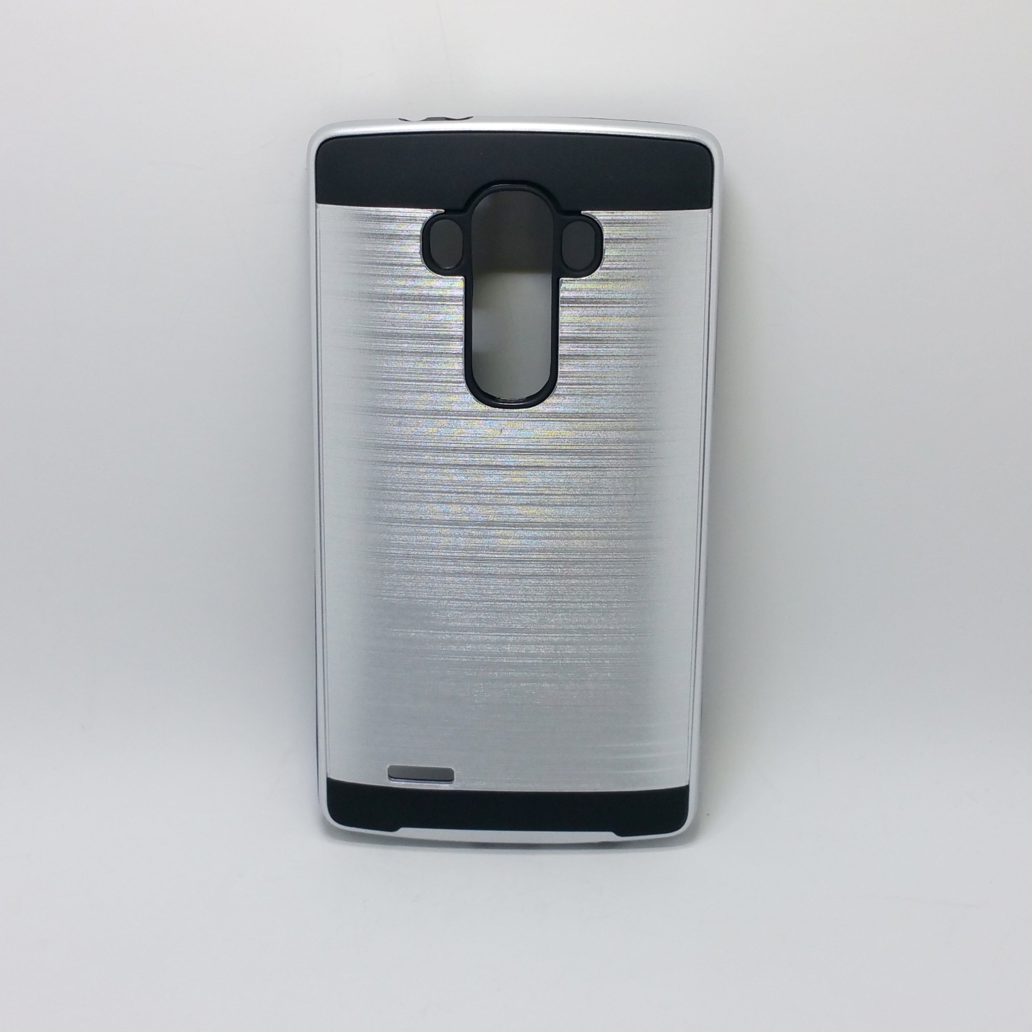 LG G4 - Shockproof Slim Dual Layer Brush Metal Case Cover [Pro-Mobile]