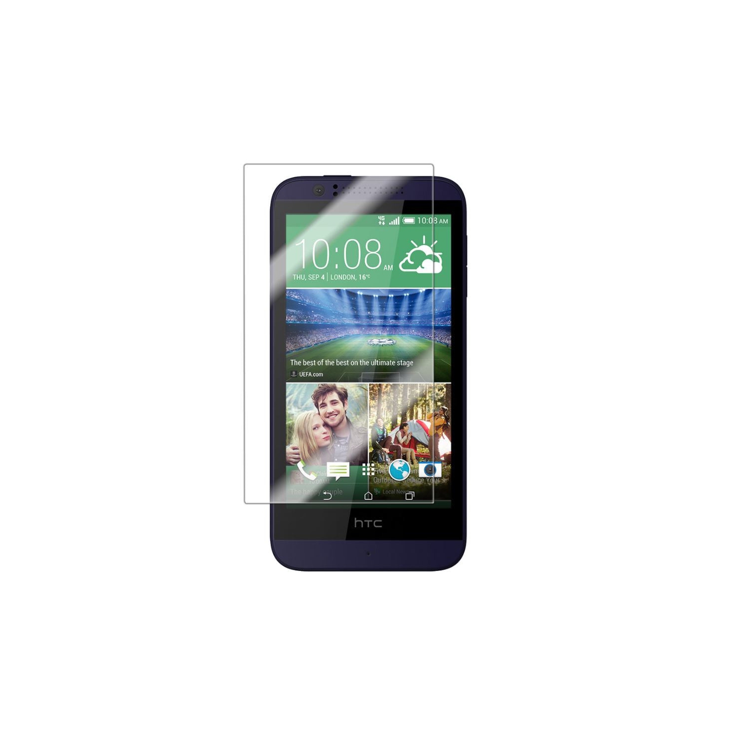 HTC Desire 510 - Premium Real Tempered Glass Screen Protector Film [Pro-Mobile]