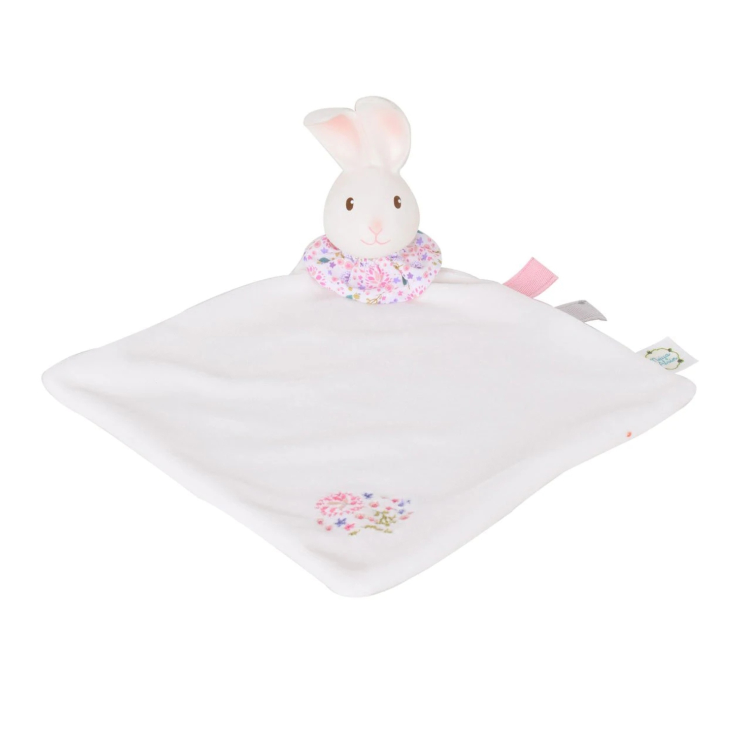 Marionnette Snuggly avec t&ecirc;te en caoutchouc naturel Organique de Tikiri - Havah le Lapin