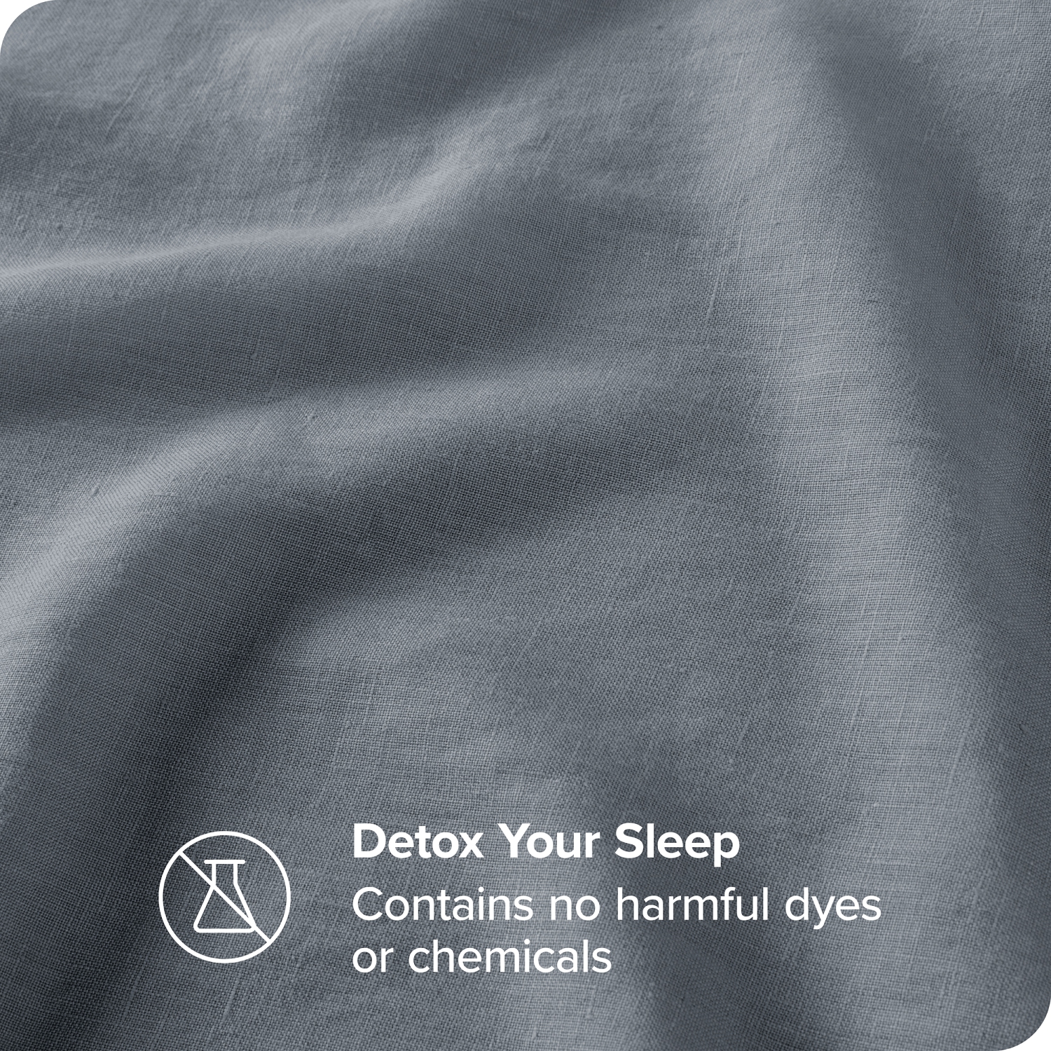 Bare Home Linen Duvet Cover and Sham Set - Premium Ultra-Soft Linen - Hypoallergenic, Easy Care