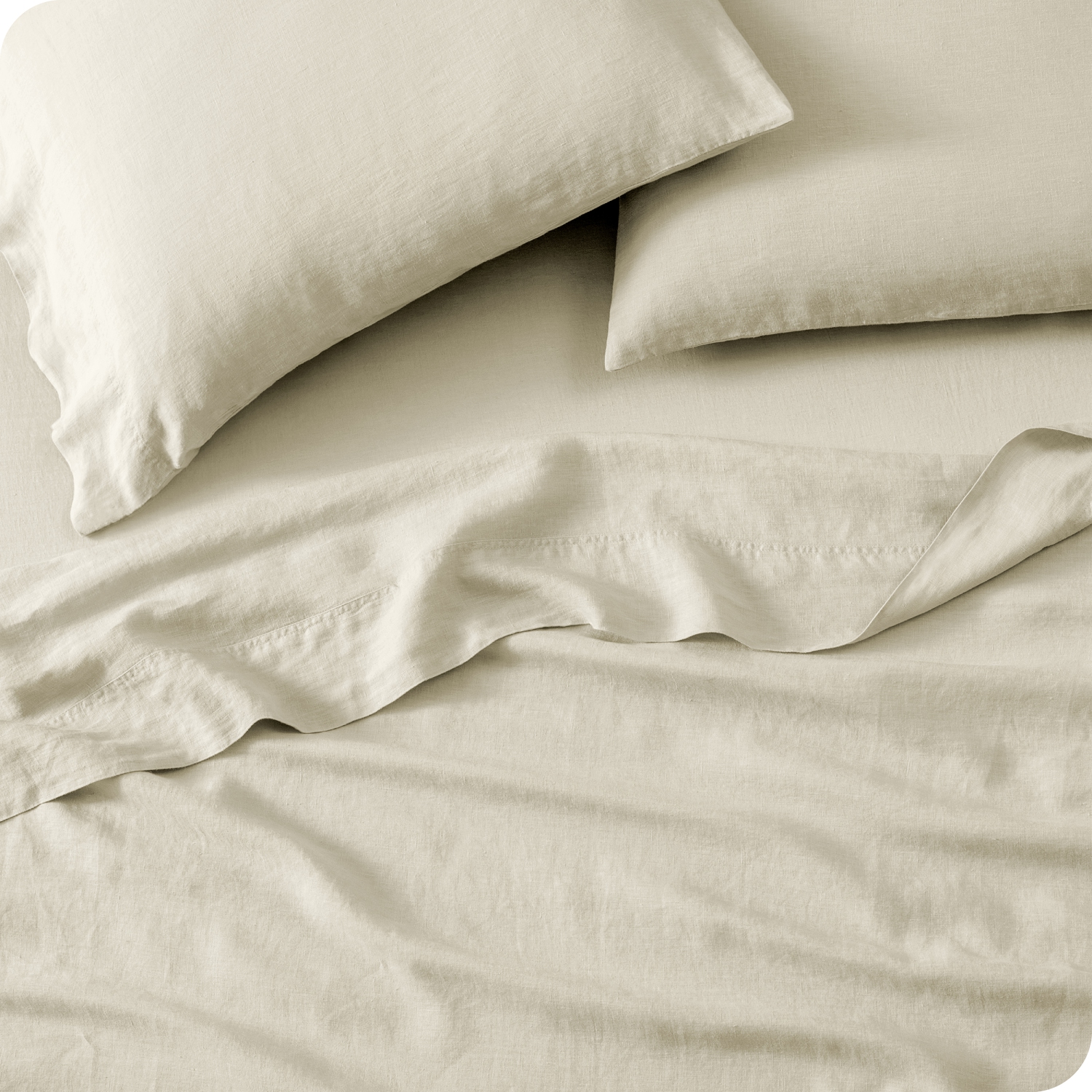 Bare Home Sheet Set - Ultra-Soft Linen Bed Sheets - Deep Pocket - Bedding Sheets & Pillowcases
