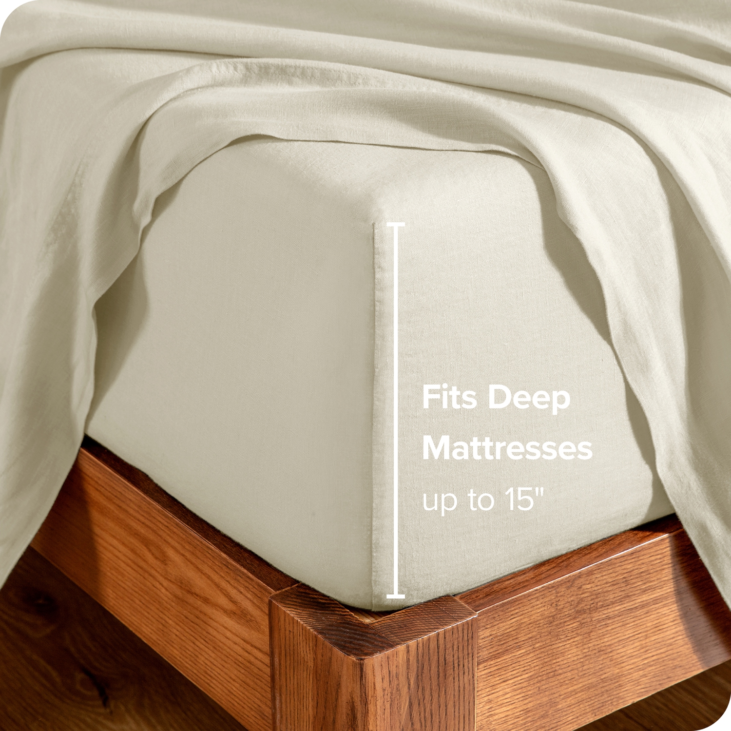 Bare Home Sheet Set - Ultra-Soft Linen Bed Sheets - Deep Pocket - Bedding Sheets & Pillowcases