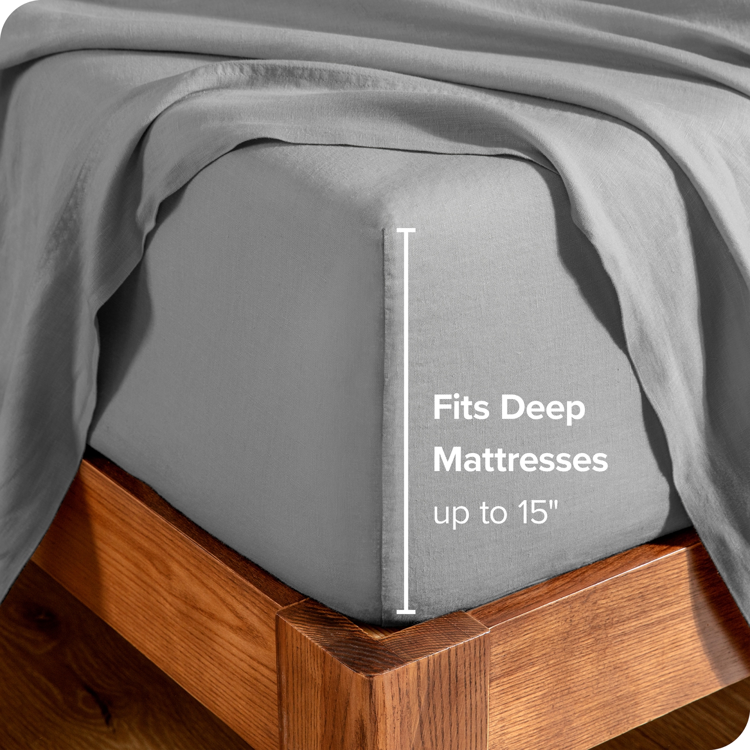 Bare Home Sheet Set - Ultra-Soft Linen Bed Sheets - Deep Pocket - Bedding Sheets & Pillowcases