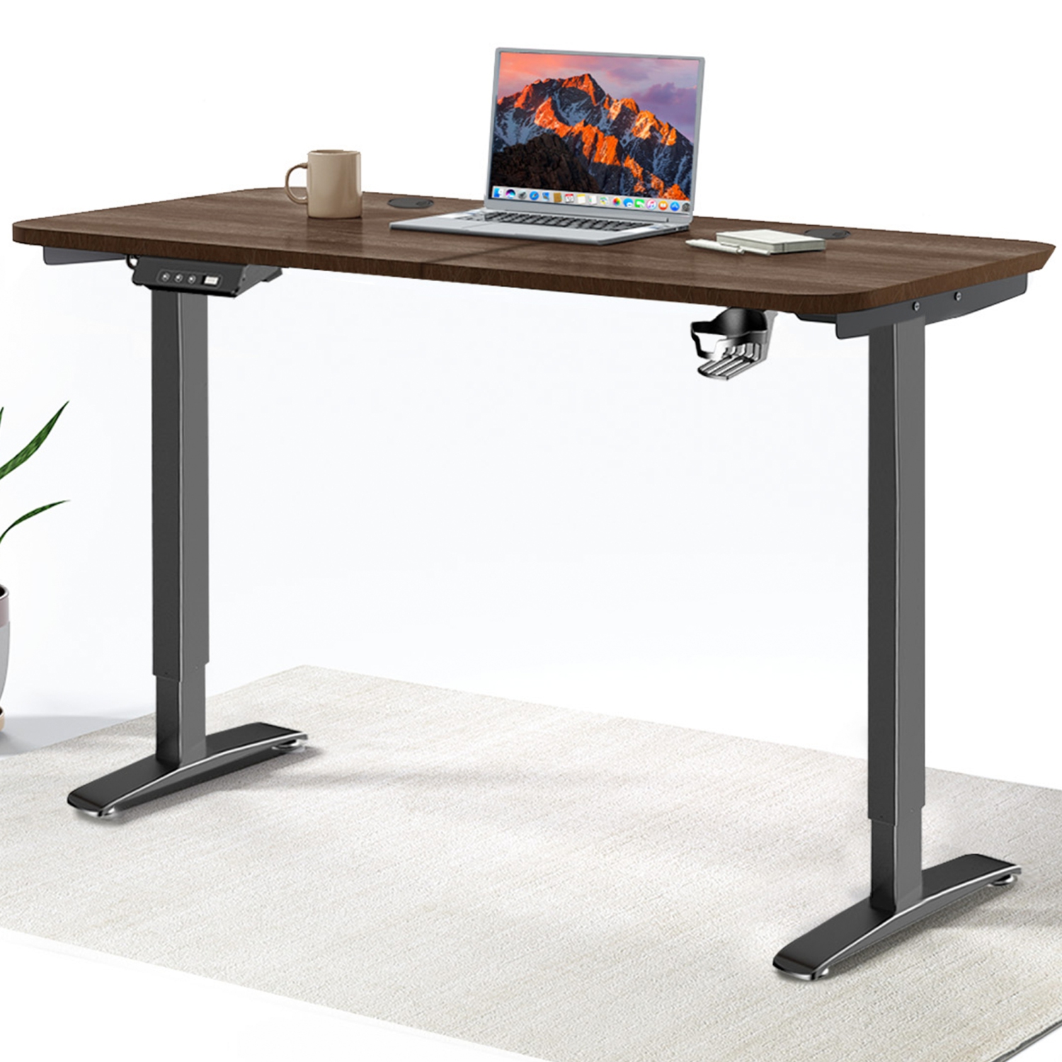 Bureau debout pour le jeu Ergo2 de MotionGrey pour la maison et le bureau - cadre noir