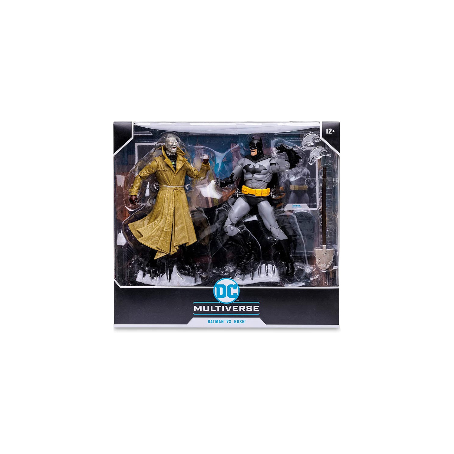 DC Multiverse Comic – figurine de 7 po Hush, ensemble de 2 – Batman vs Hush