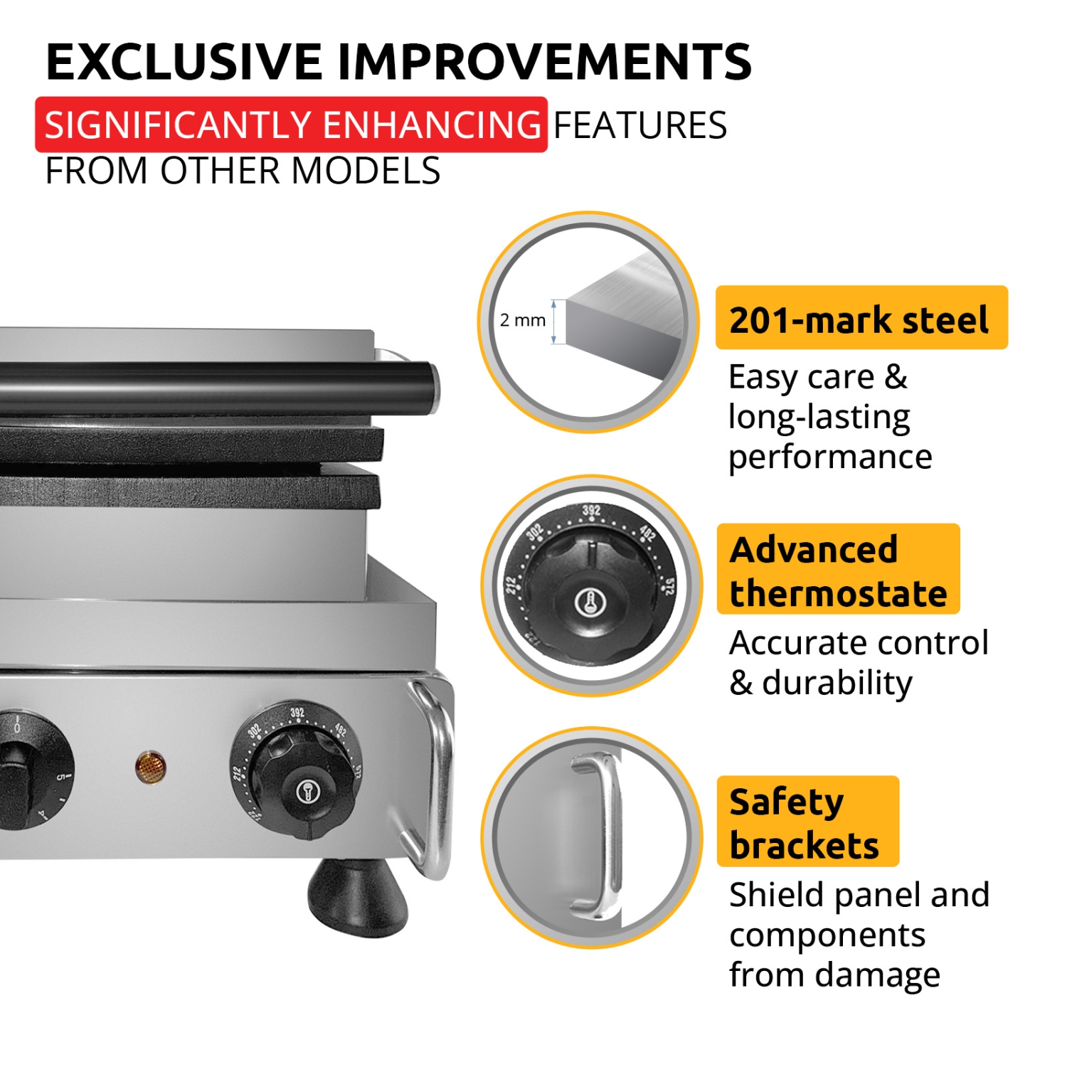 AP-500 Mini Dutch Pancake Maker | Poffertjes Iron | 16 Mini Dutch Pancakes | Poffertjes Grill | 110V