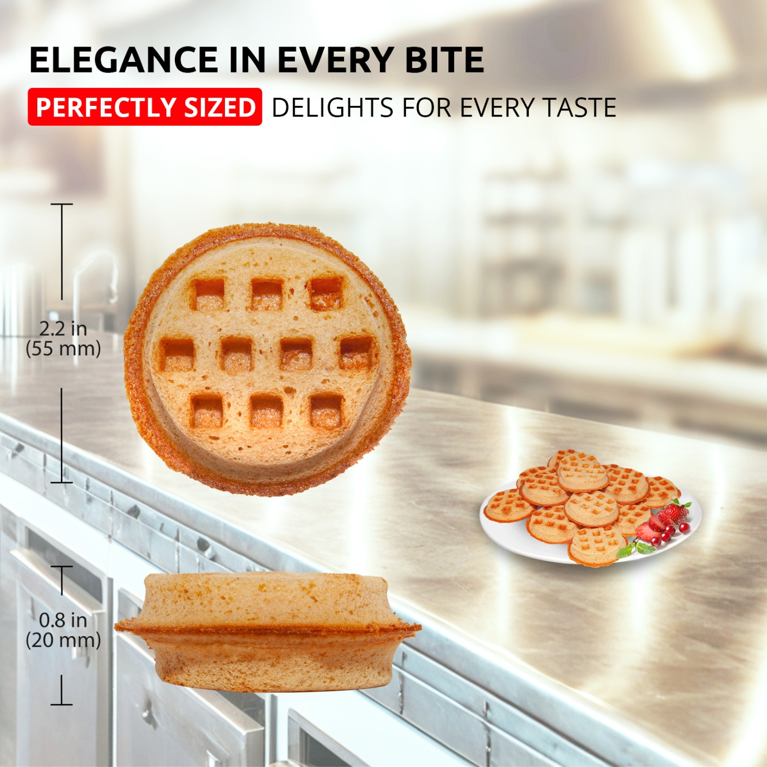 AP-500 Mini Dutch Pancake Maker | Poffertjes Iron | 16 Mini Dutch Pancakes | Poffertjes Grill | 110V