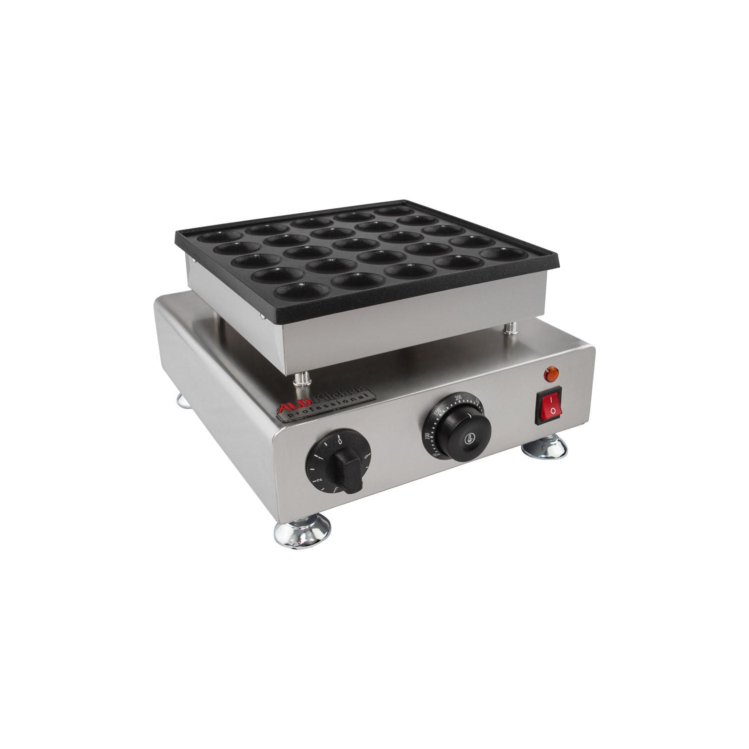 AP-542 Mini Dutch Pancake Maker | Dutch Mini Pancakes | Poffertjes Baking Machine | 25 pcs | Single | 110V