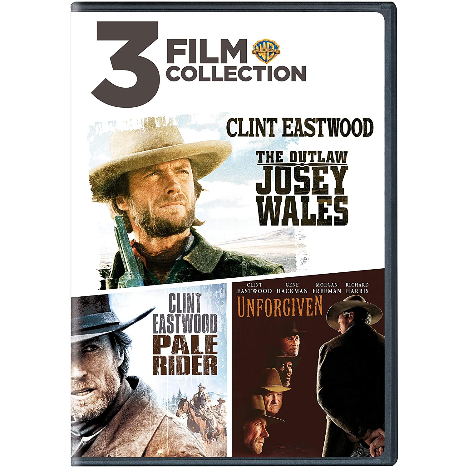 DVD - Outlaw Josey Wales/Pale Rider/Unfordonné