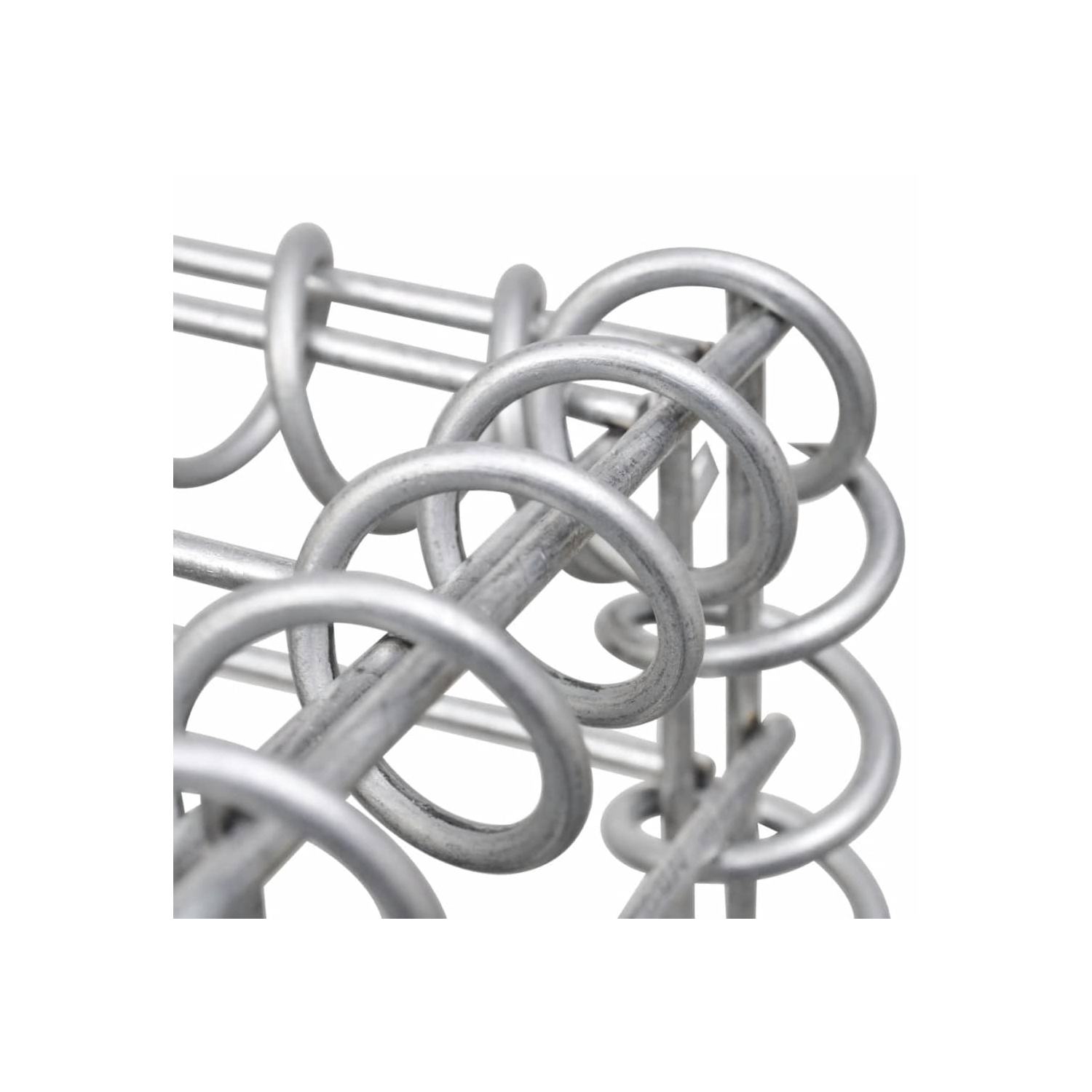 vidaXL Gabion Raised Bed Galvanized Steel 141.7"x11.8"x11.8"