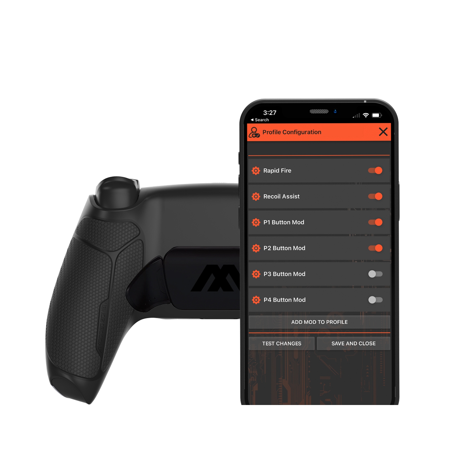 Army Extreme ModdedZone Smart Modded Controller, Anti Recoil 2 Remap Buttons, Interchangeable Thumbsticks, Hair Triggers, Tactical Buttons Compatible