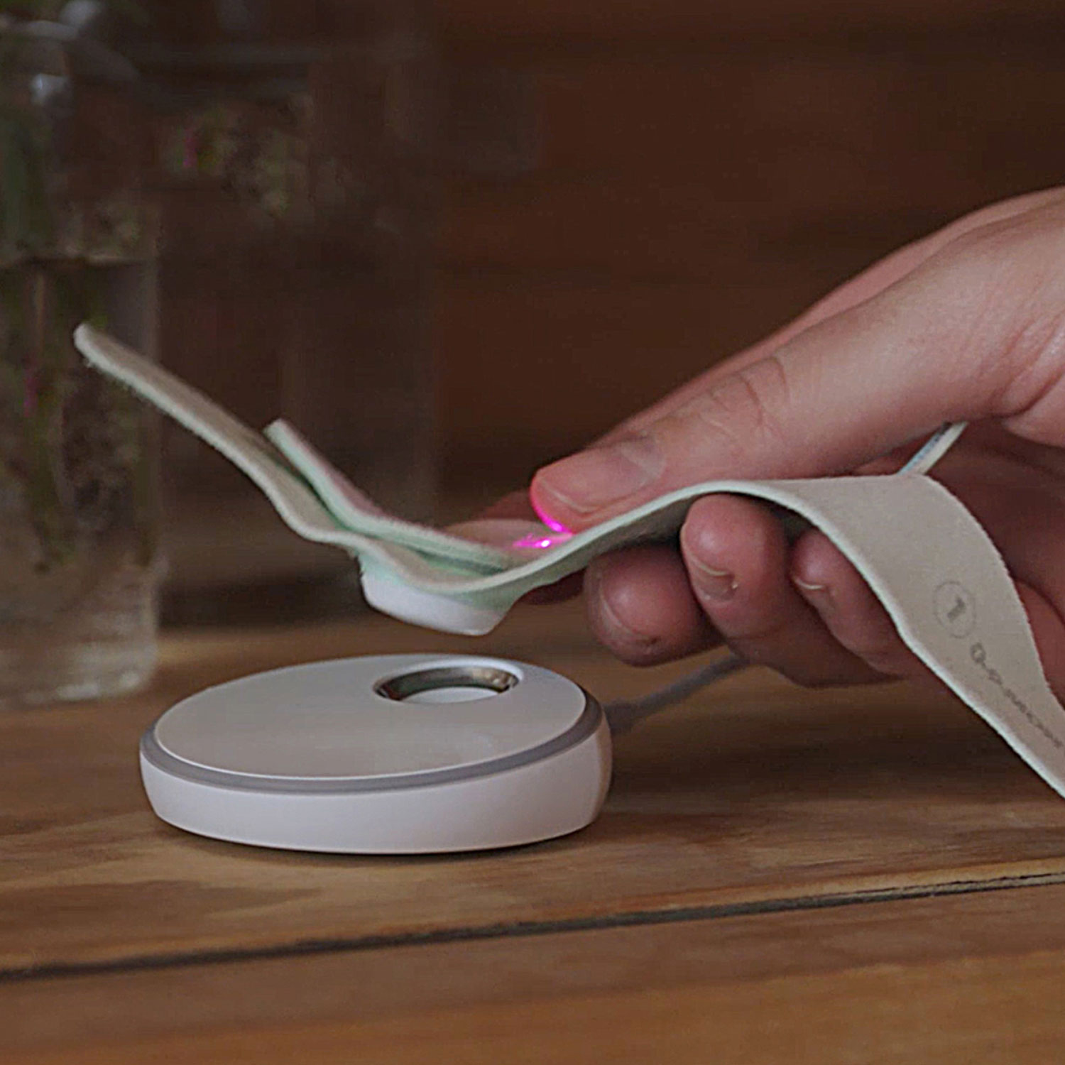 Interphone de surveillance à porter Dream Sock d'Owlet - Bleu rêve