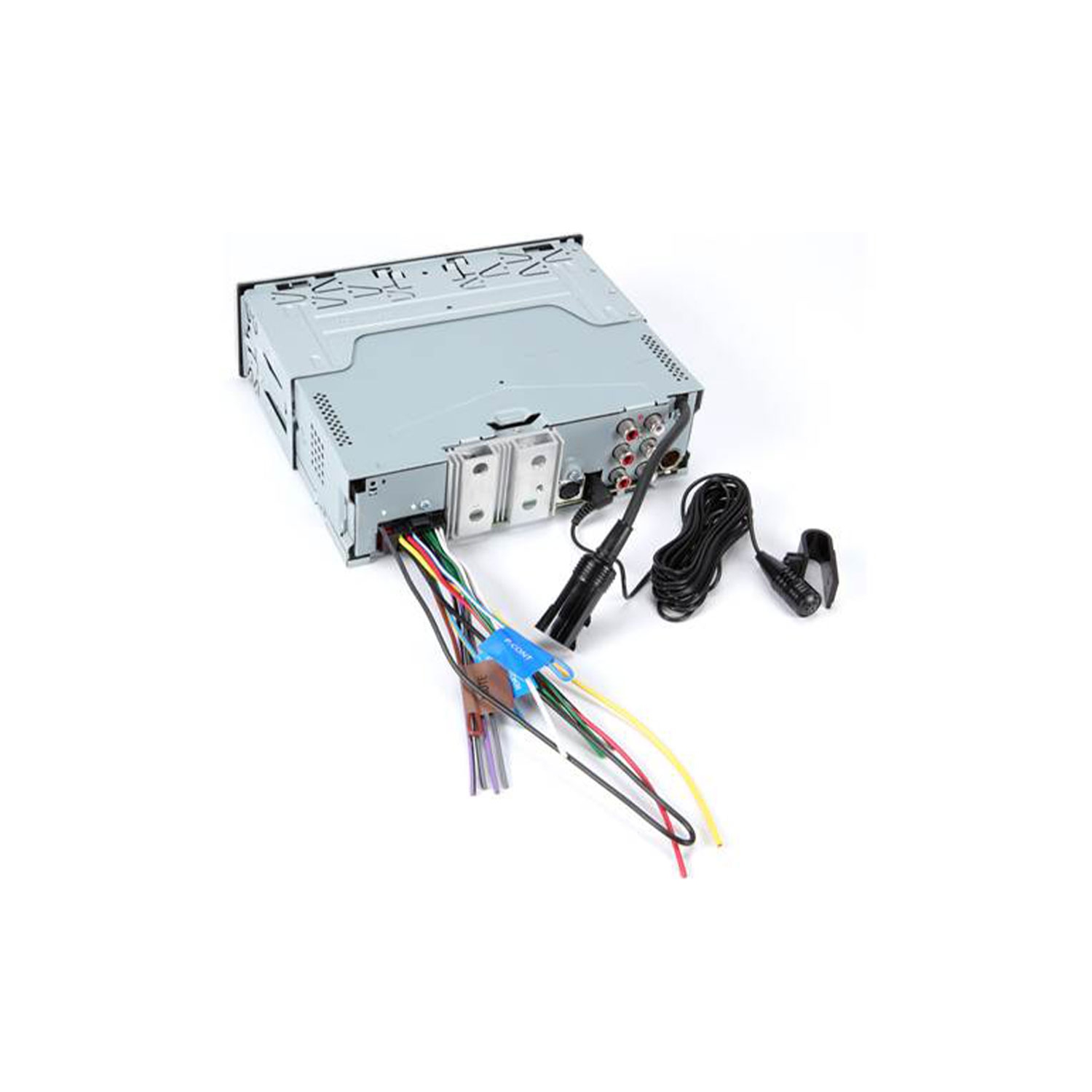 Kenwood KMR-D328BT - Récepteur CD Marin avec Bluetooth 4.2, Entrée USB et AUX, Argenté