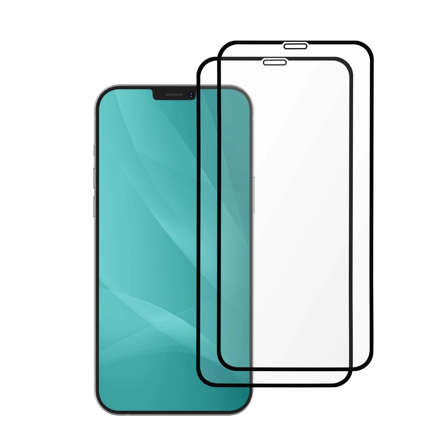 Exian Tempered Glass for iPhone 13 Mini Full Glue Edge to Edge 2 Pcs/Pkg