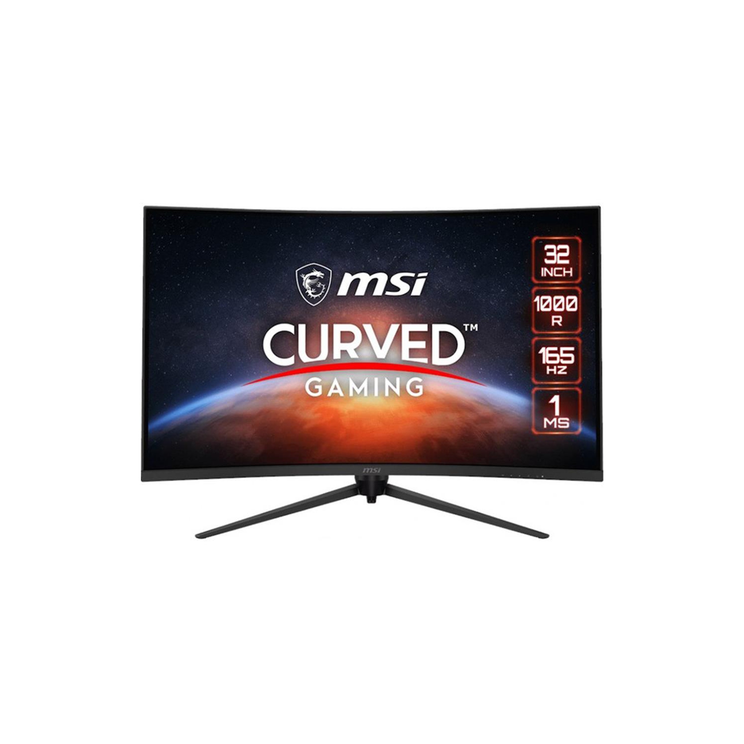 MSI Optix G321CQP 32" WQHD LCD 165Hz HDMI Black Curved Gaming Monitor (G321CQP)